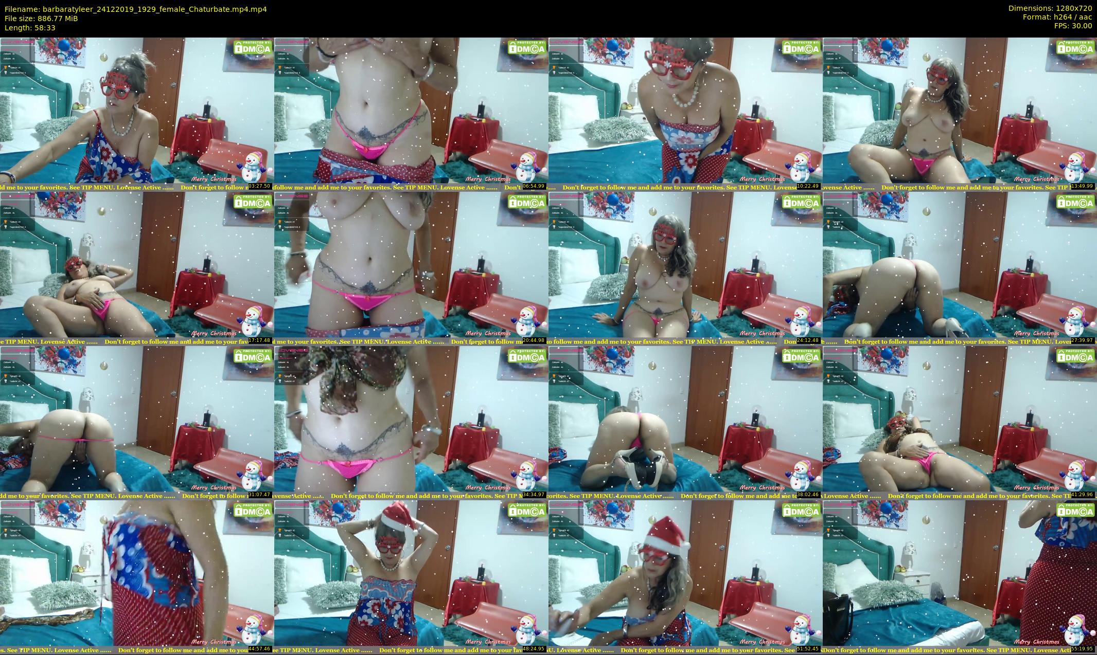 barbaratyleer — 59 minute Chaturbate couple cam show recording, 720p, Dec 24, 2019