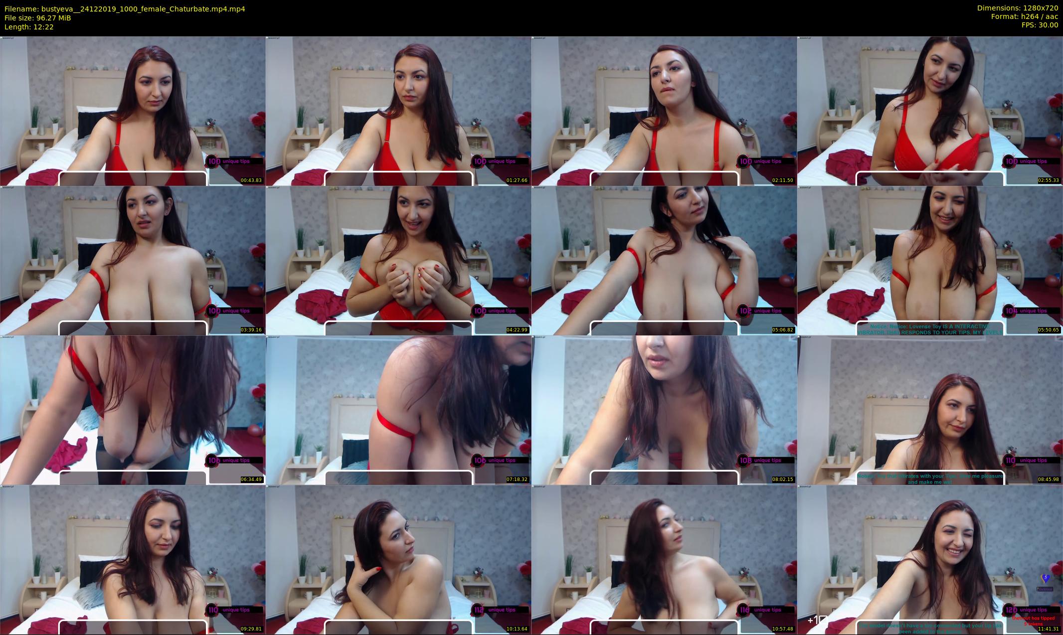 bustyeva_ — 13 minute Chaturbate female cam show recording, 720p, Dec 24, 2019