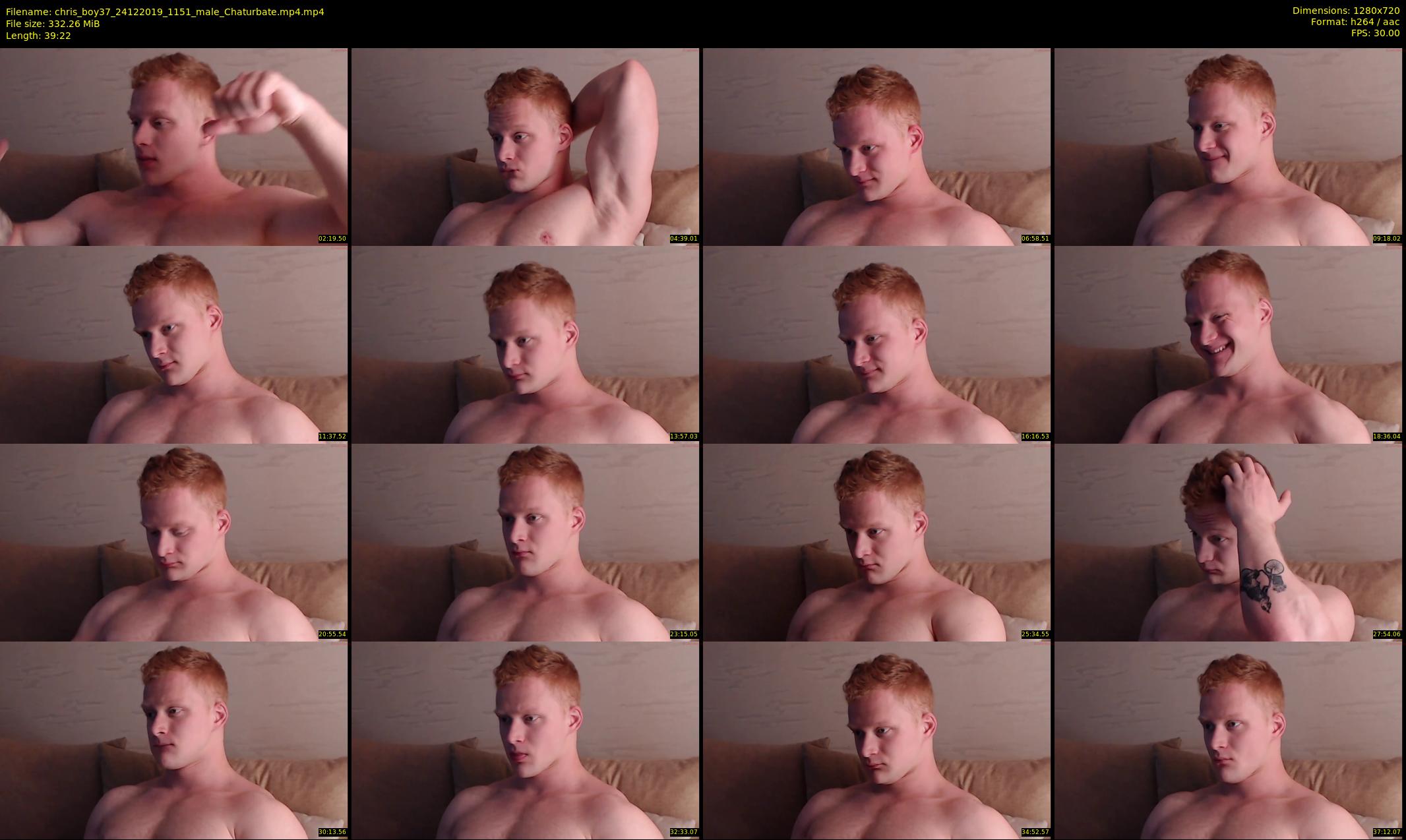 chris_boy37 — 40 minute Chaturbate male cam show recording, 720p, Dec 24, 2019