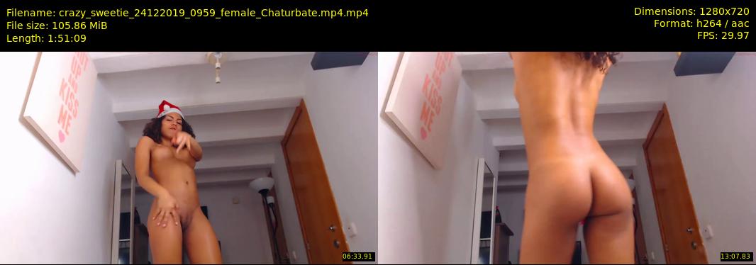 crazy_sweetie — 112 minute Chaturbate female cam show recording, 720p, Dec 24, 2019