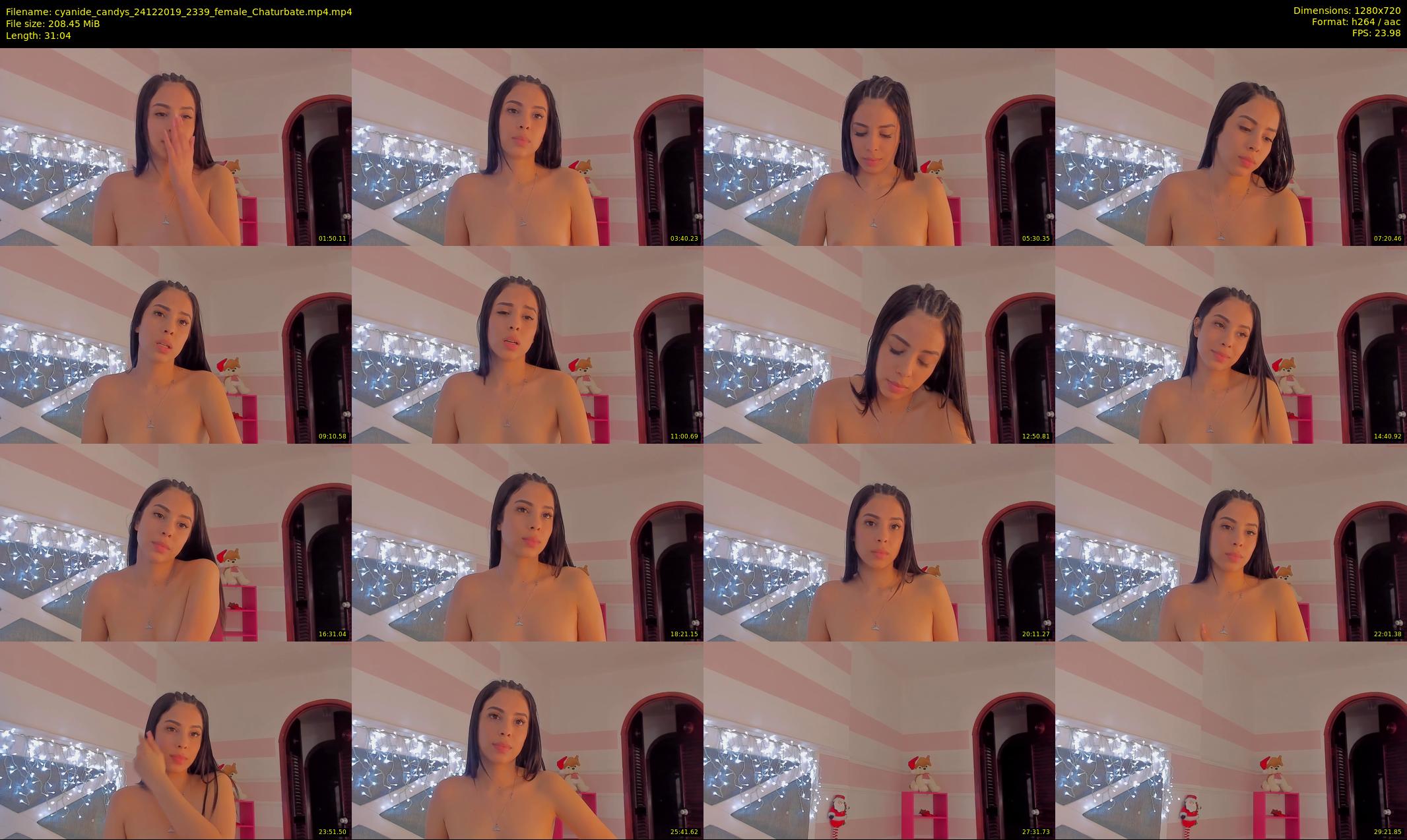 cyanide_candys — 32 minute Chaturbate female cam show recording, 720p, Dec 24, 2019