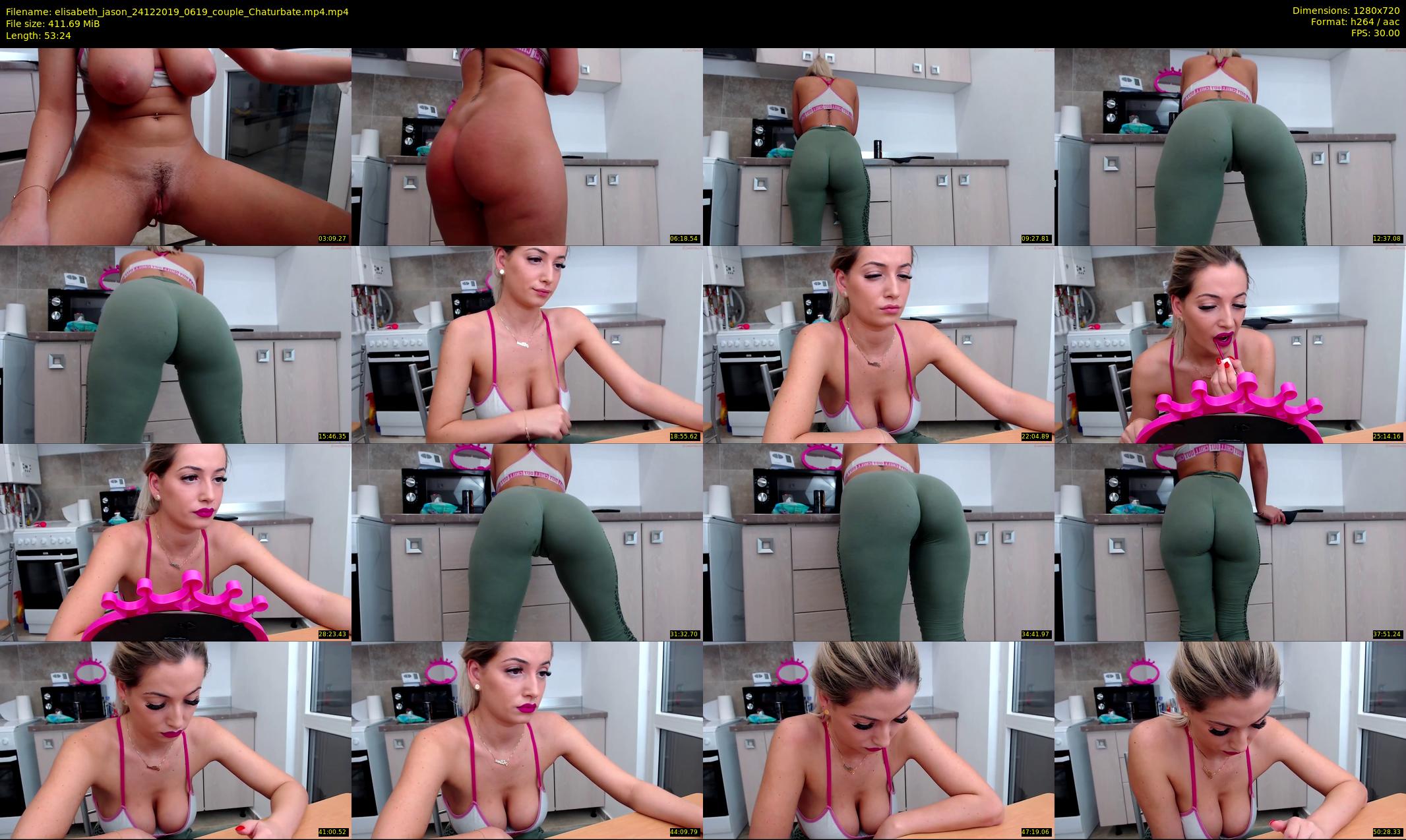 elisabeth_jason — 54 minute Chaturbate couple cam show recording, 720p, Dec 24, 2019