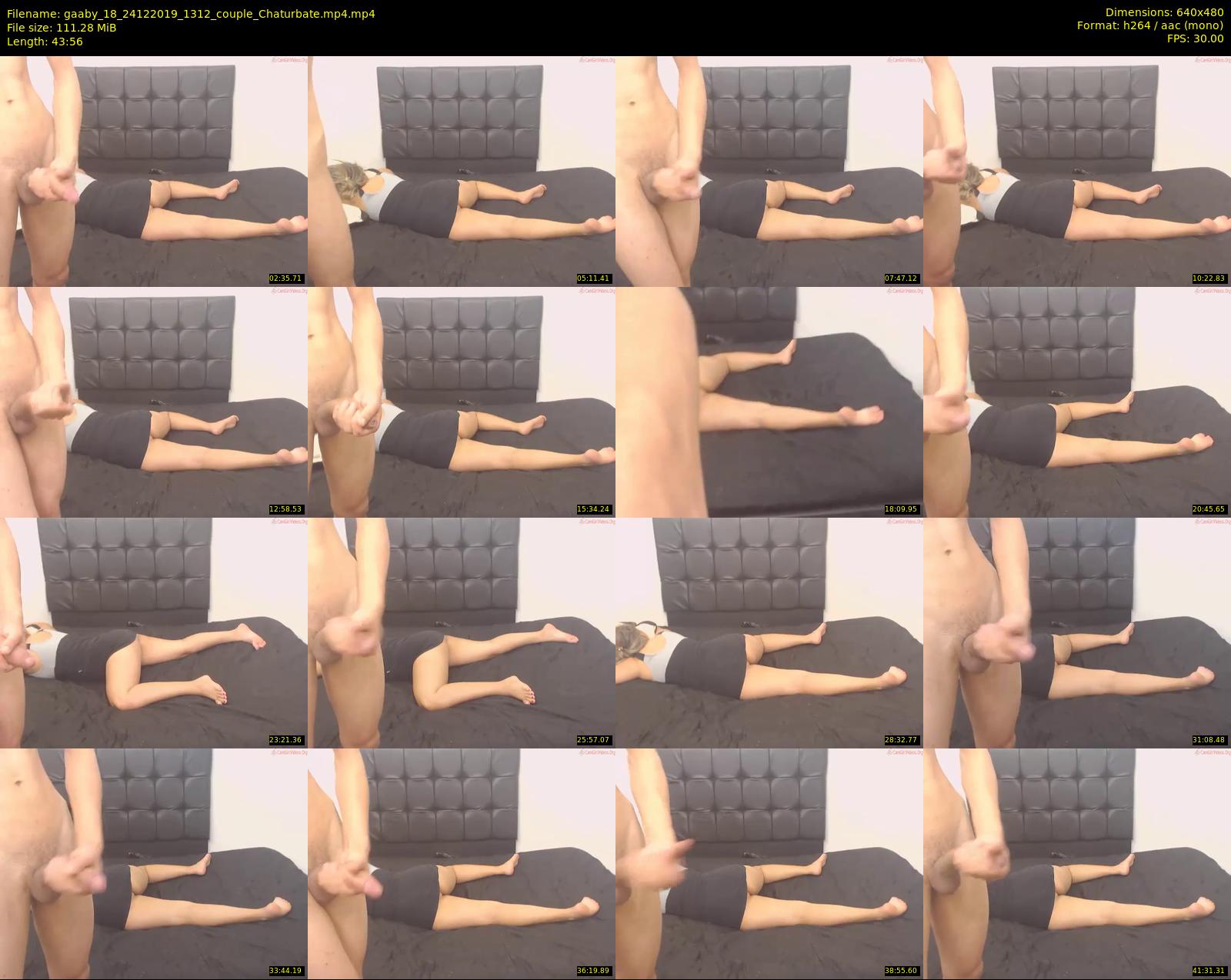 gaaby_18 — 44 minute Chaturbate couple cam show recording, 480p, Dec 24, 2019