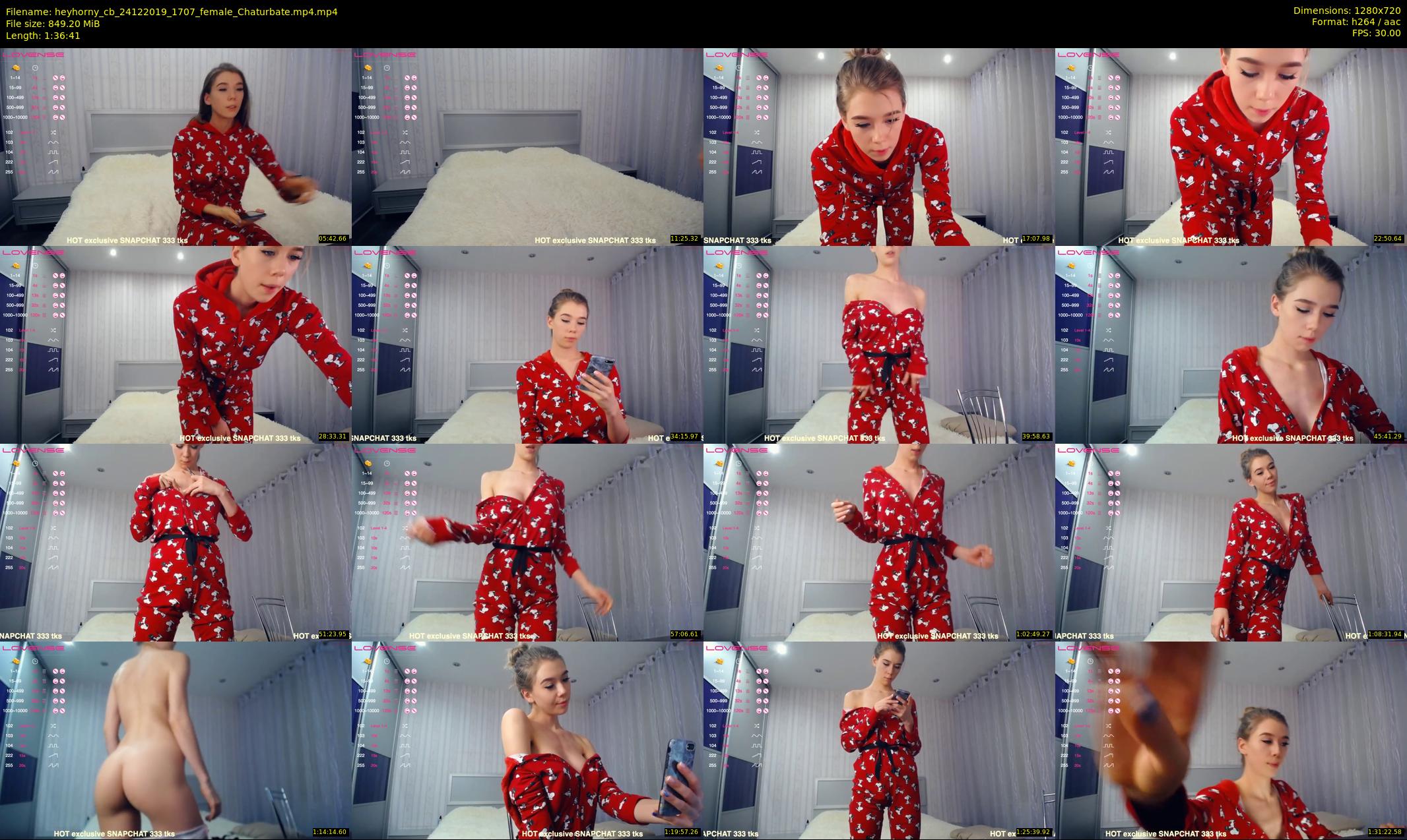 heyhorny_cb — 97 minute Chaturbate couple cam show recording, 720p, Dec 24, 2019