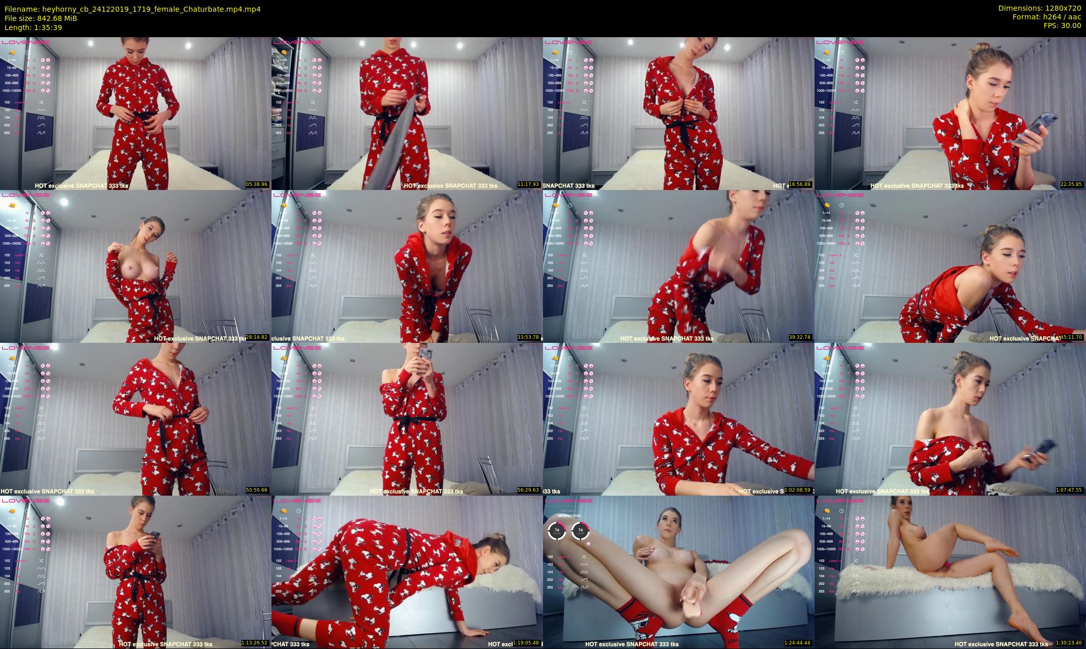 heyhorny_cb — 96 minute Chaturbate couple cam show recording, 720p, Dec 24, 2019