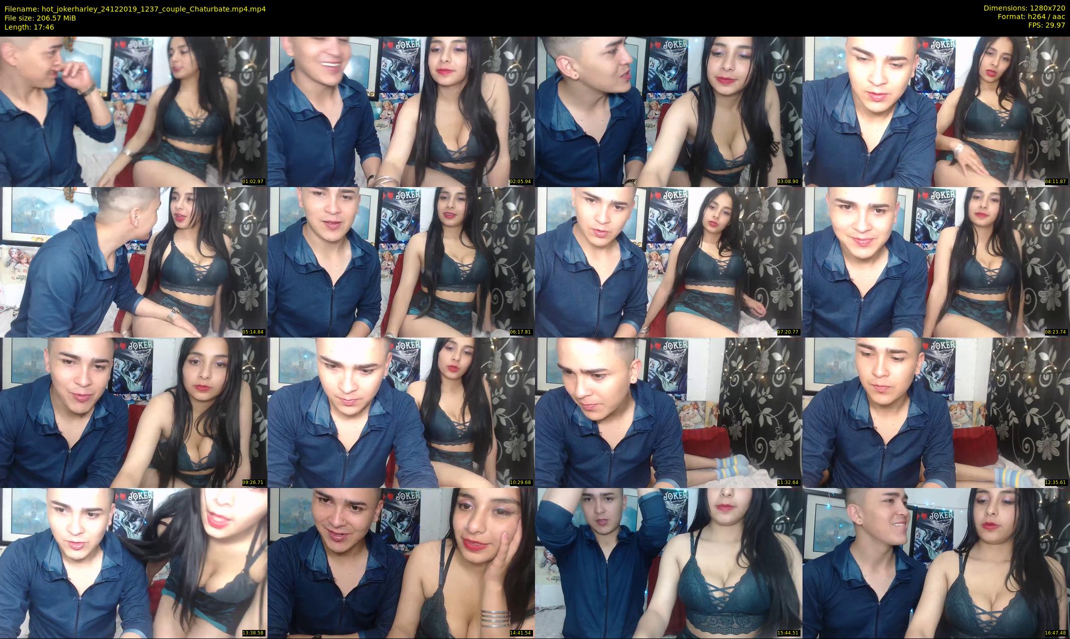hot_jokerharley — 18 minute Chaturbate couple cam show recording, 720p, Dec 24, 2019