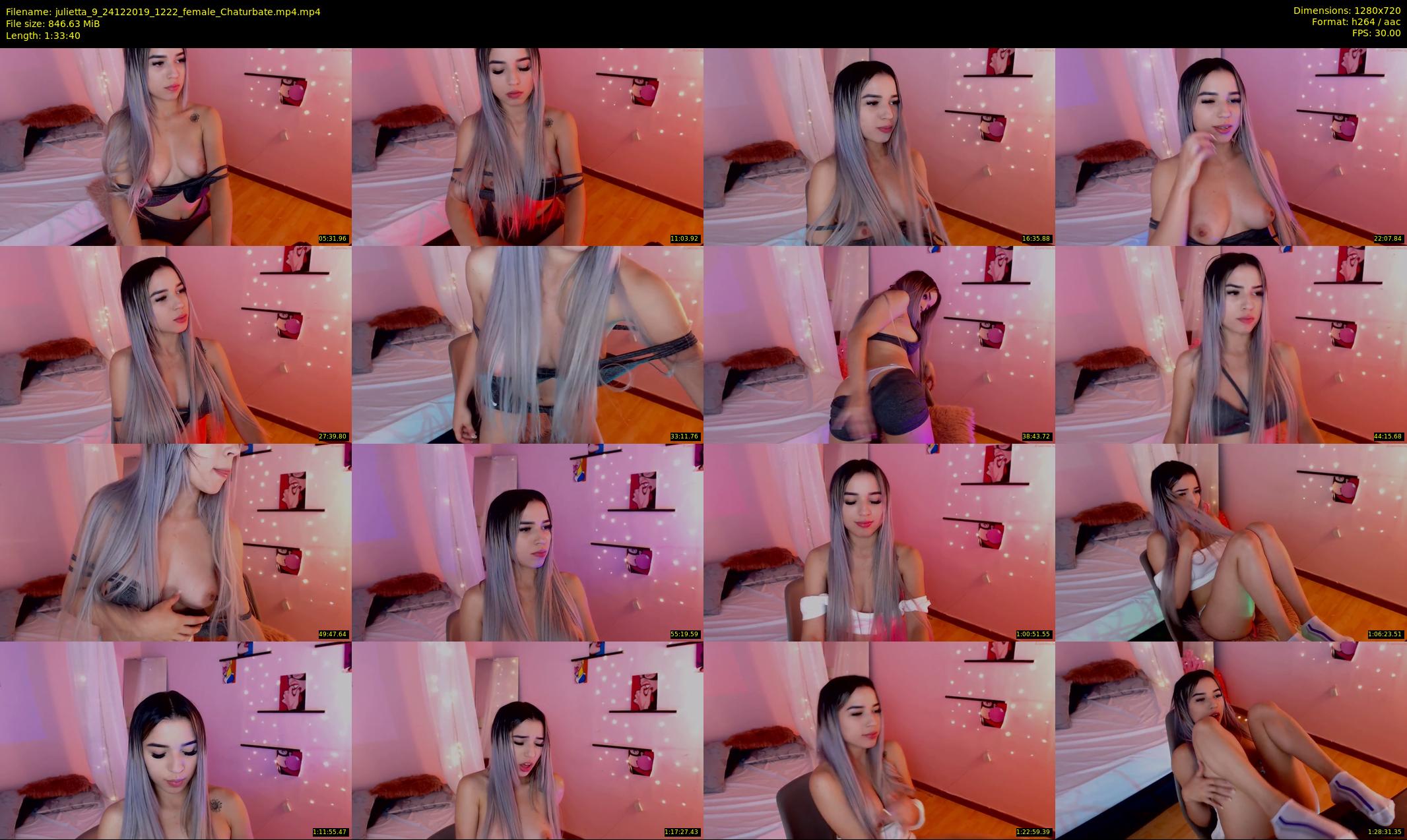 julietta_9 — 94 minute Chaturbate female cam show recording, 720p, Dec 24, 2019