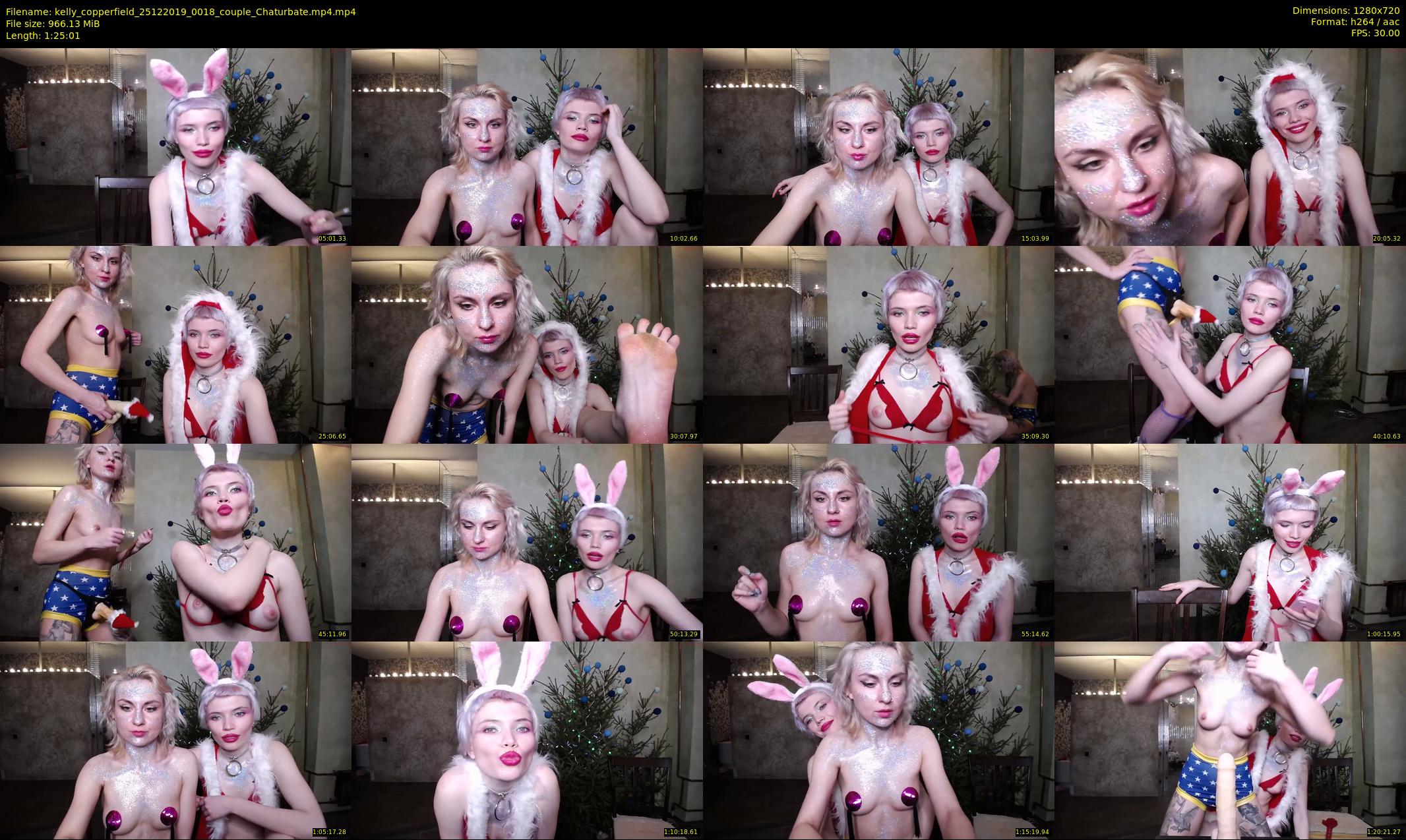 kelly_copperfield — 86 minute Chaturbate female cam show recording, 720p, Dec 25, 2019