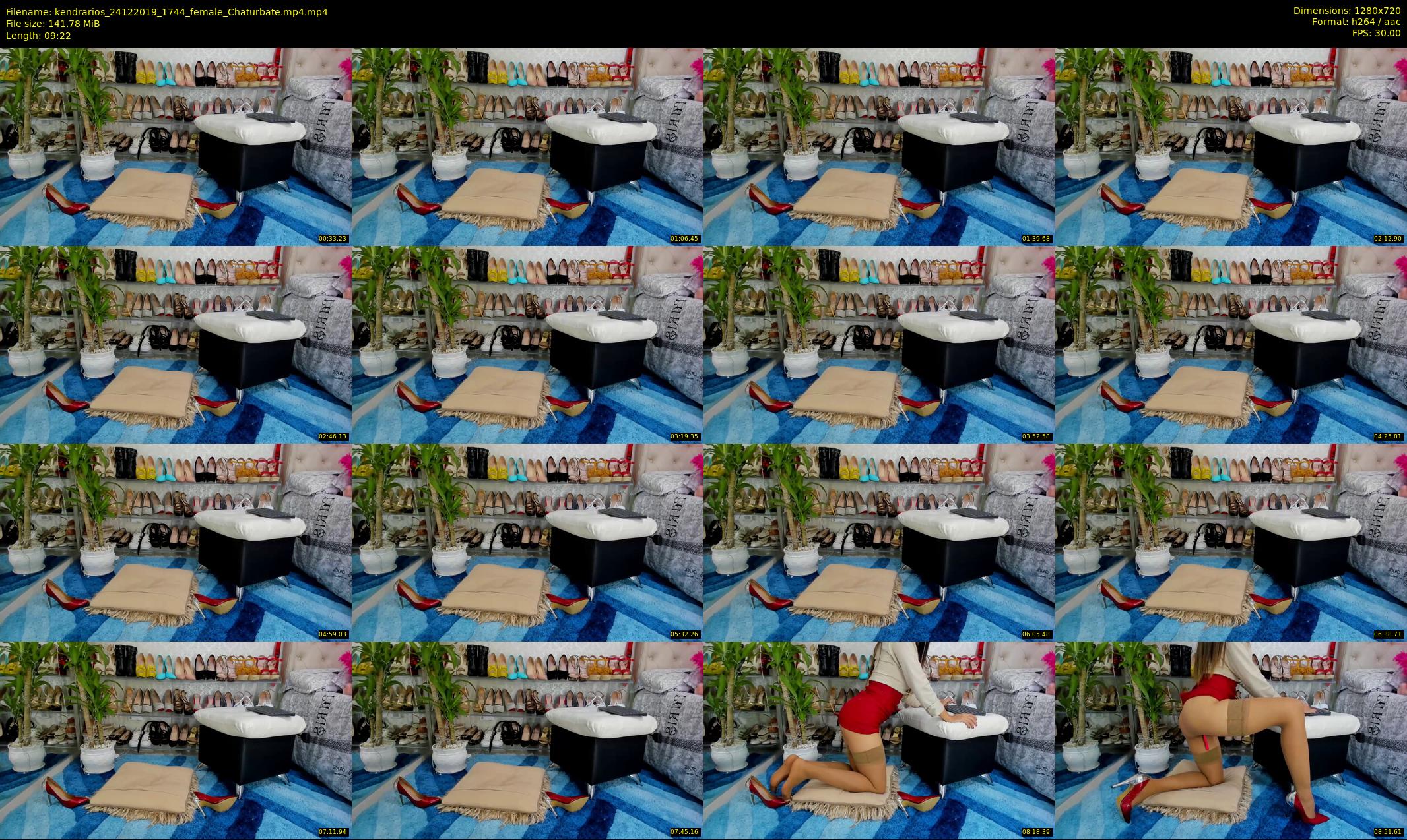 kendrarios — 10 minute Chaturbate female cam show recording, 720p, Dec 24, 2019