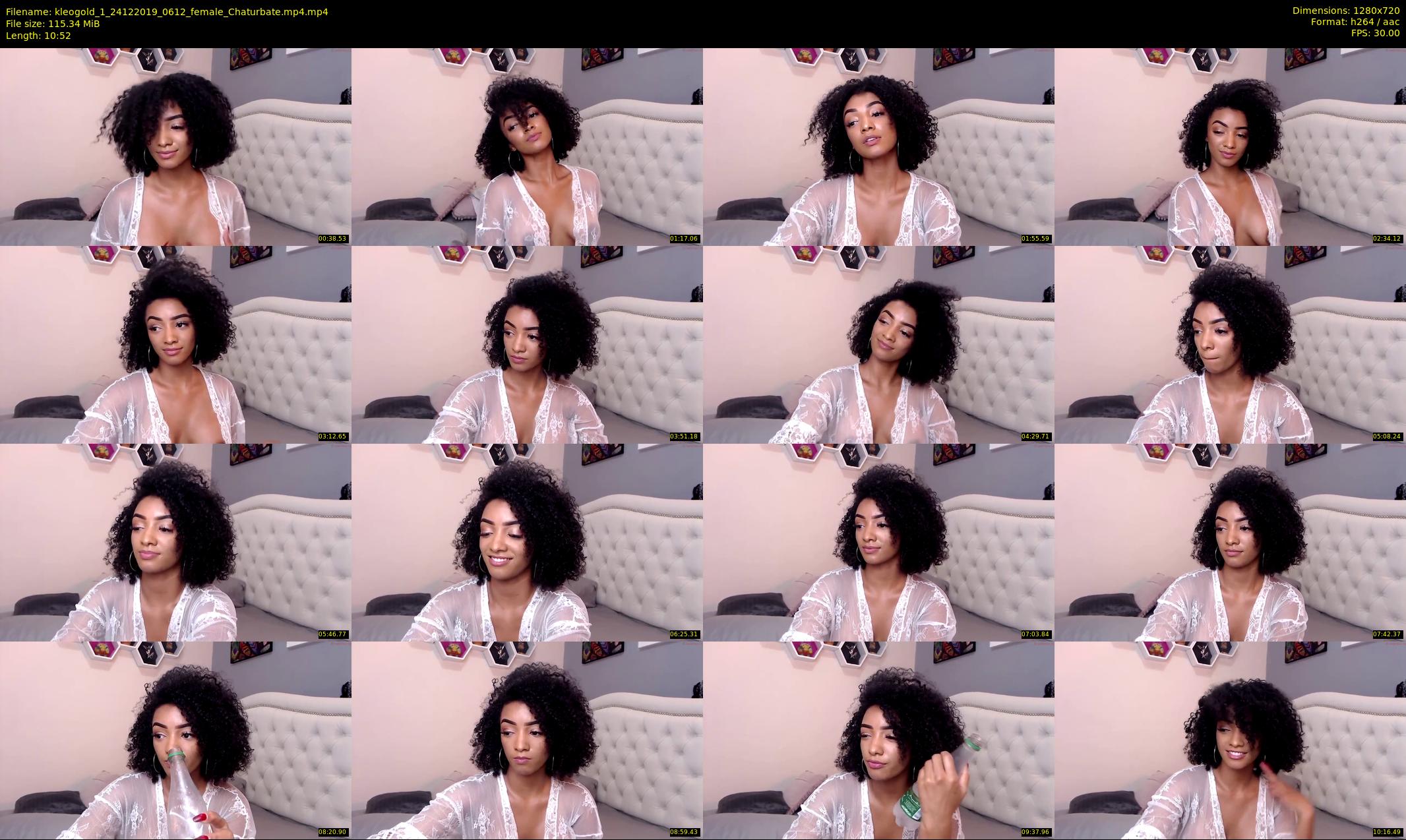 kleogold_1 — 11 minute Chaturbate female cam show recording, 720p, Dec 24, 2019