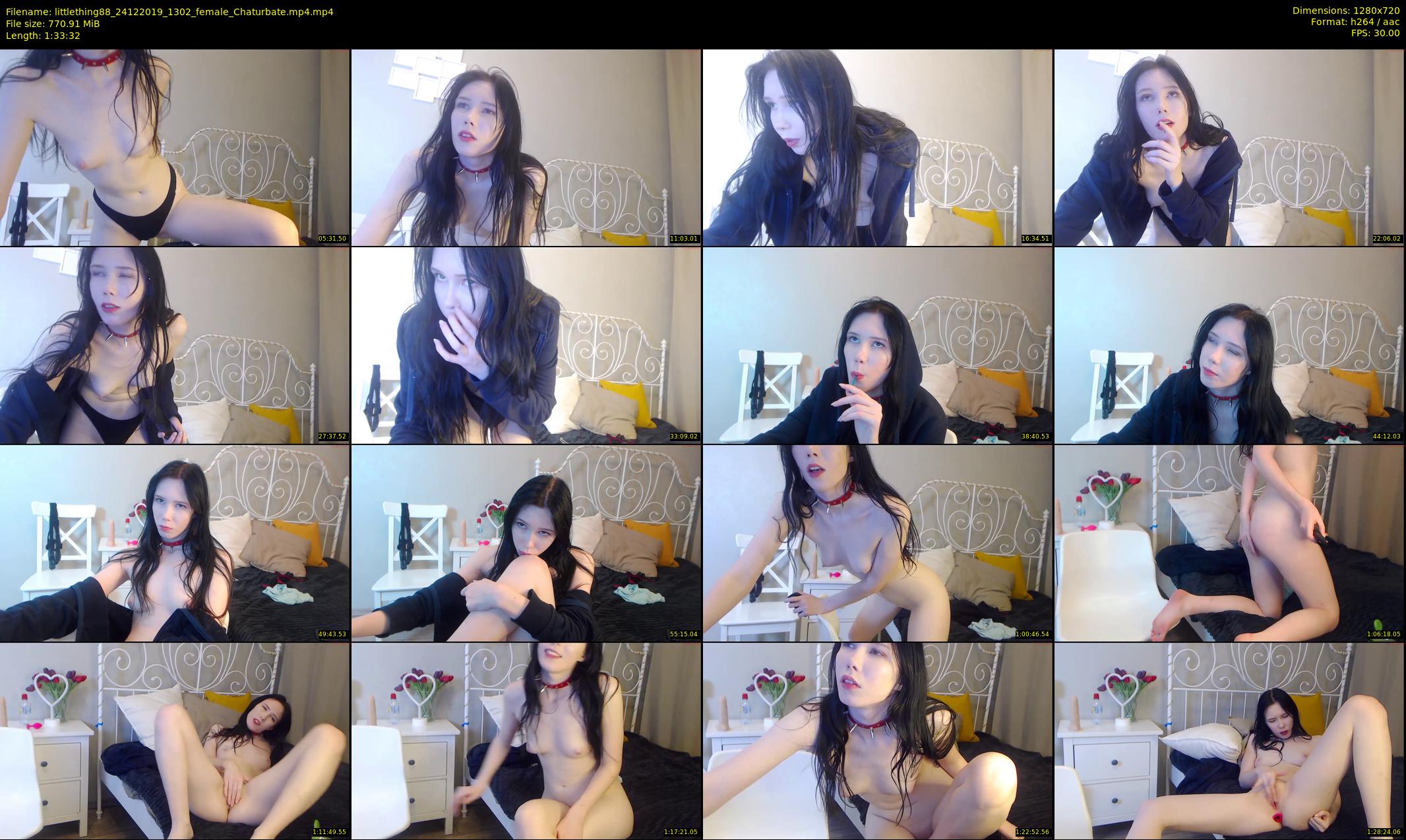 littlething88 — 94 minute Chaturbate female cam show recording, 720p, Dec 24, 2019