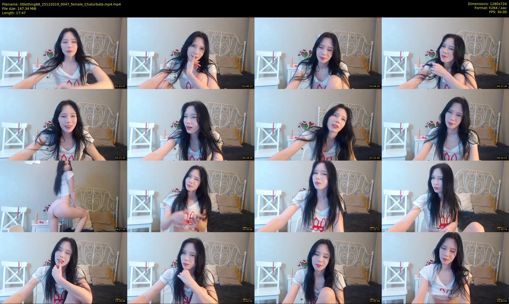 littlething88 — 18 minute Chaturbate female cam show recording, 720p, Dec 25, 2019