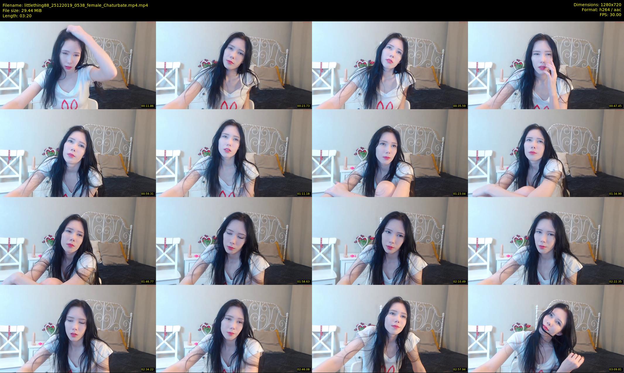 littlething88 — 4 minute Chaturbate female cam show recording, 720p, Dec 25, 2019