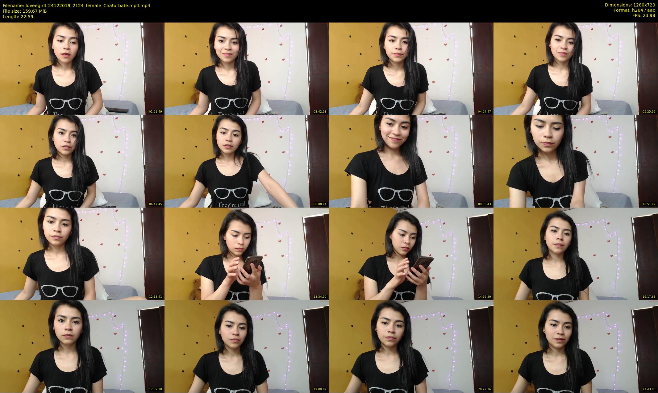 loveegirll — 23 minute Chaturbate female cam show recording, 720p, Dec 24, 2019