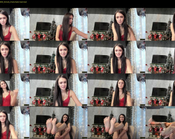 milanatwice — 9 minute Chaturbate female cam show recording, 720p, Dec 24, 2019