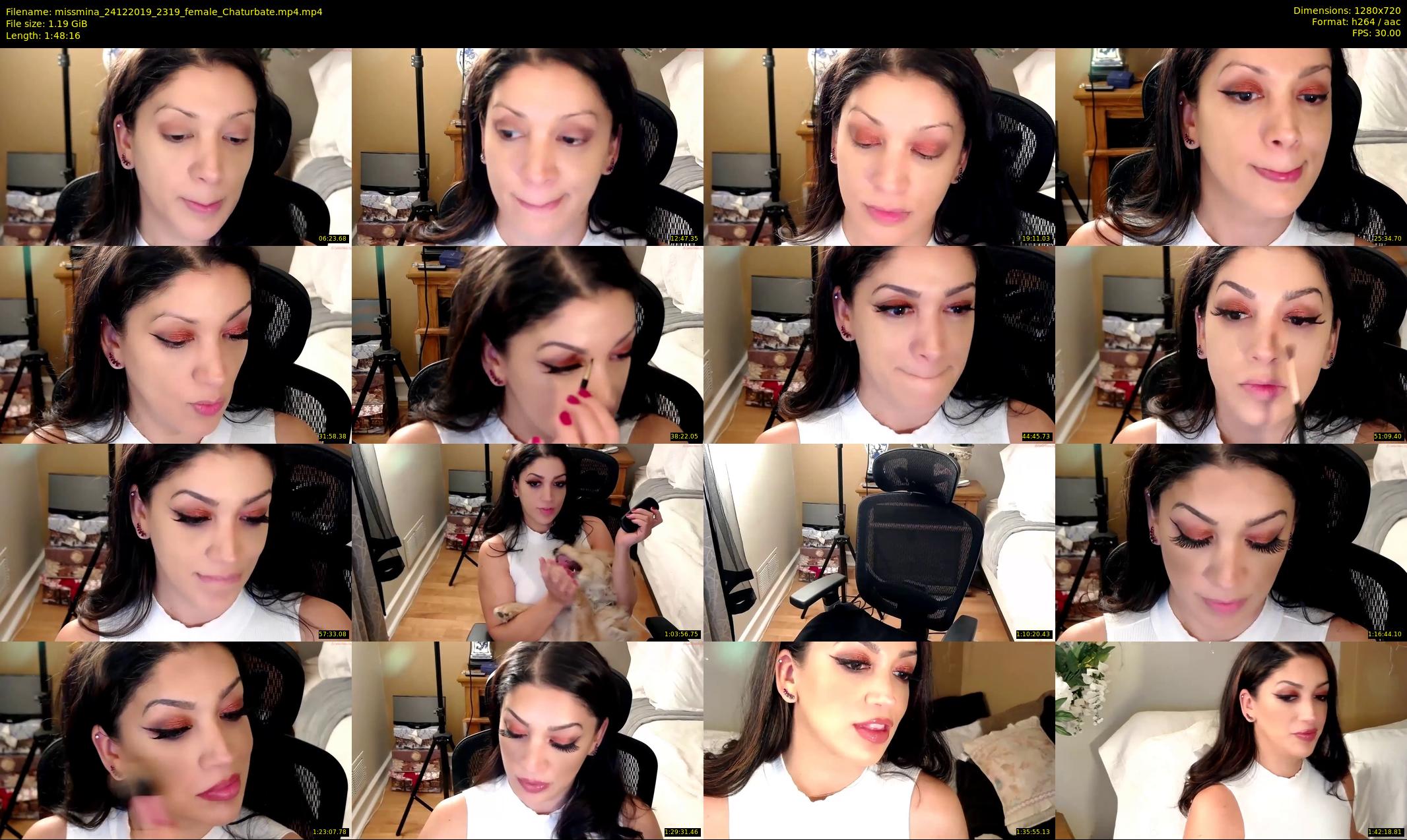missmina — 109 minute Chaturbate female cam show recording, 720p, Dec 24, 2019