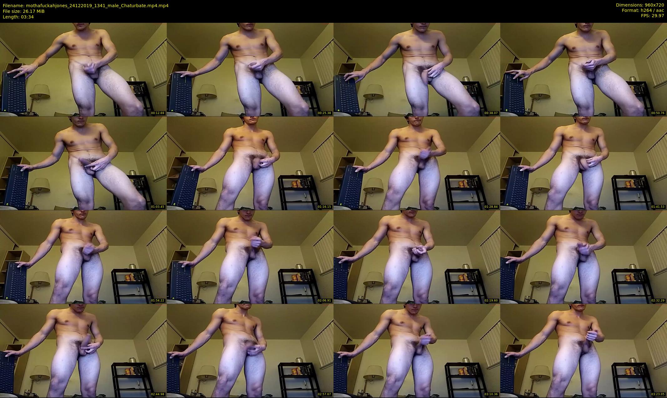 mothafuckahjones — 4 minute Chaturbate male cam show recording, 720p, Dec 24, 2019