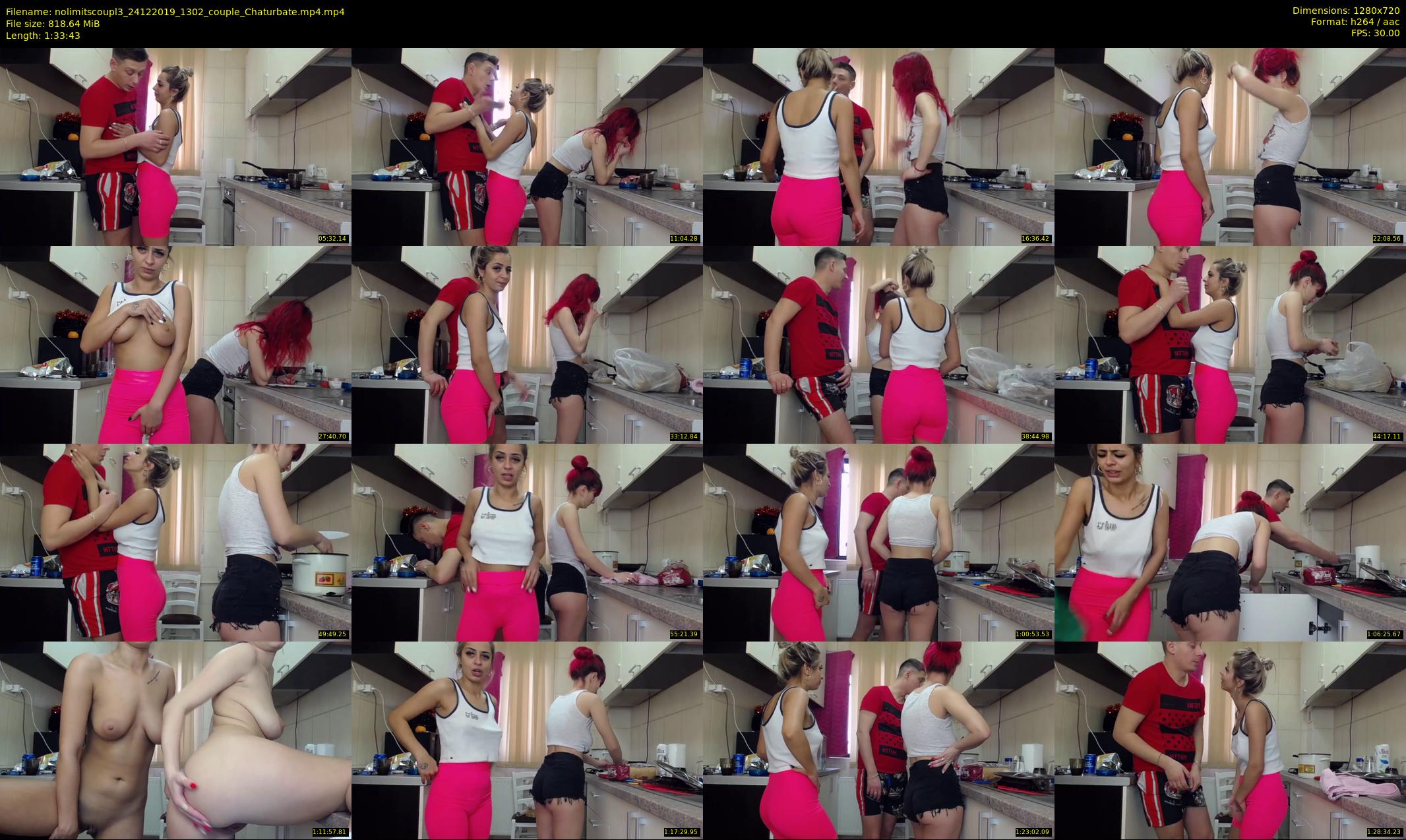 nolimitscoupl3 — 94 minute Chaturbate couple cam show recording, 720p, Dec 24, 2019