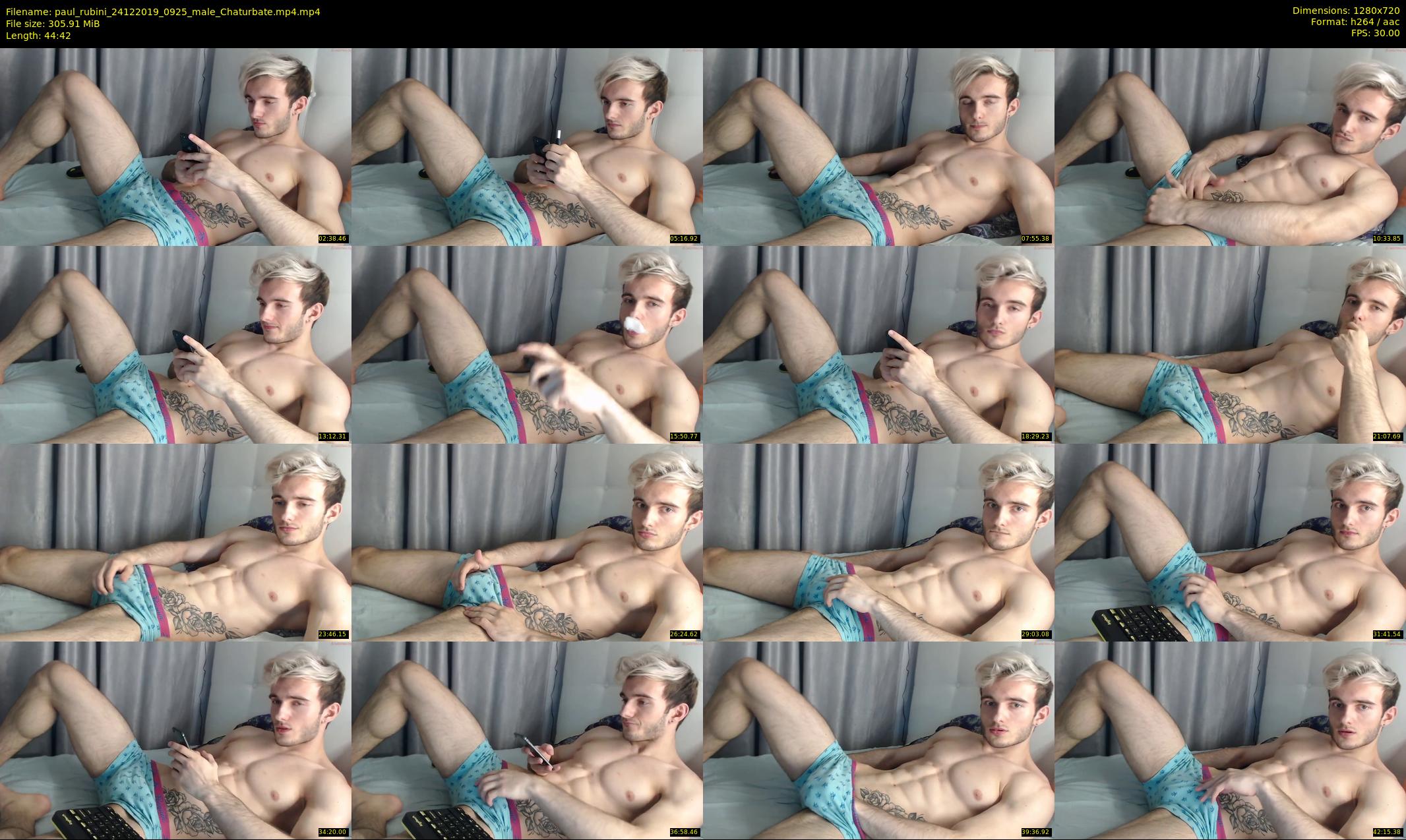 paul_rubini — 45 minute Chaturbate male cam show recording, 720p, Dec 24, 2019