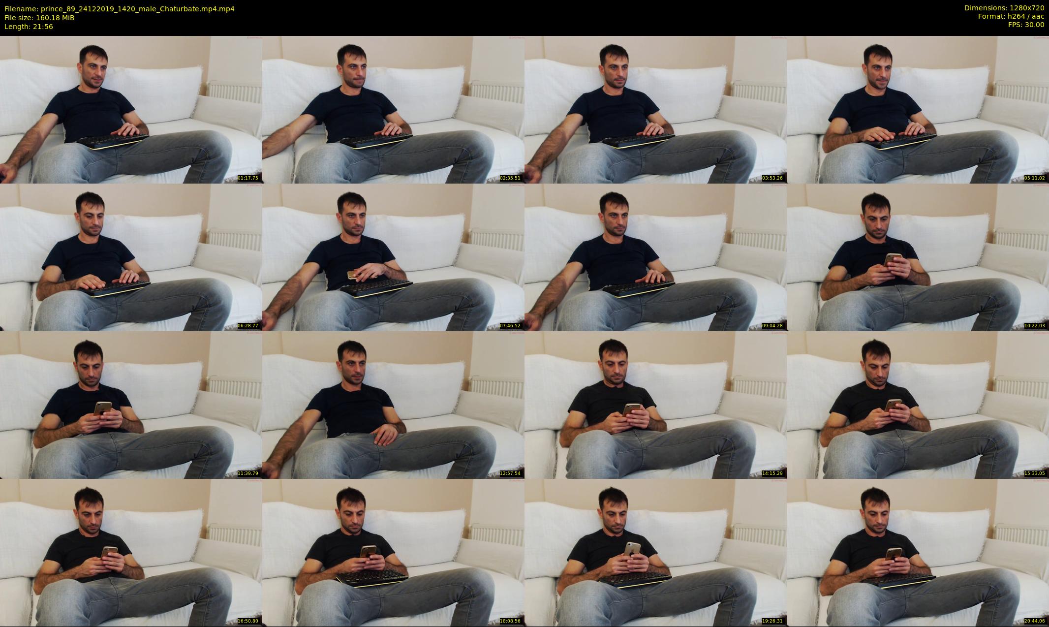 prince_89 — 22 minute Chaturbate male cam show recording, 720p, Dec 24, 2019