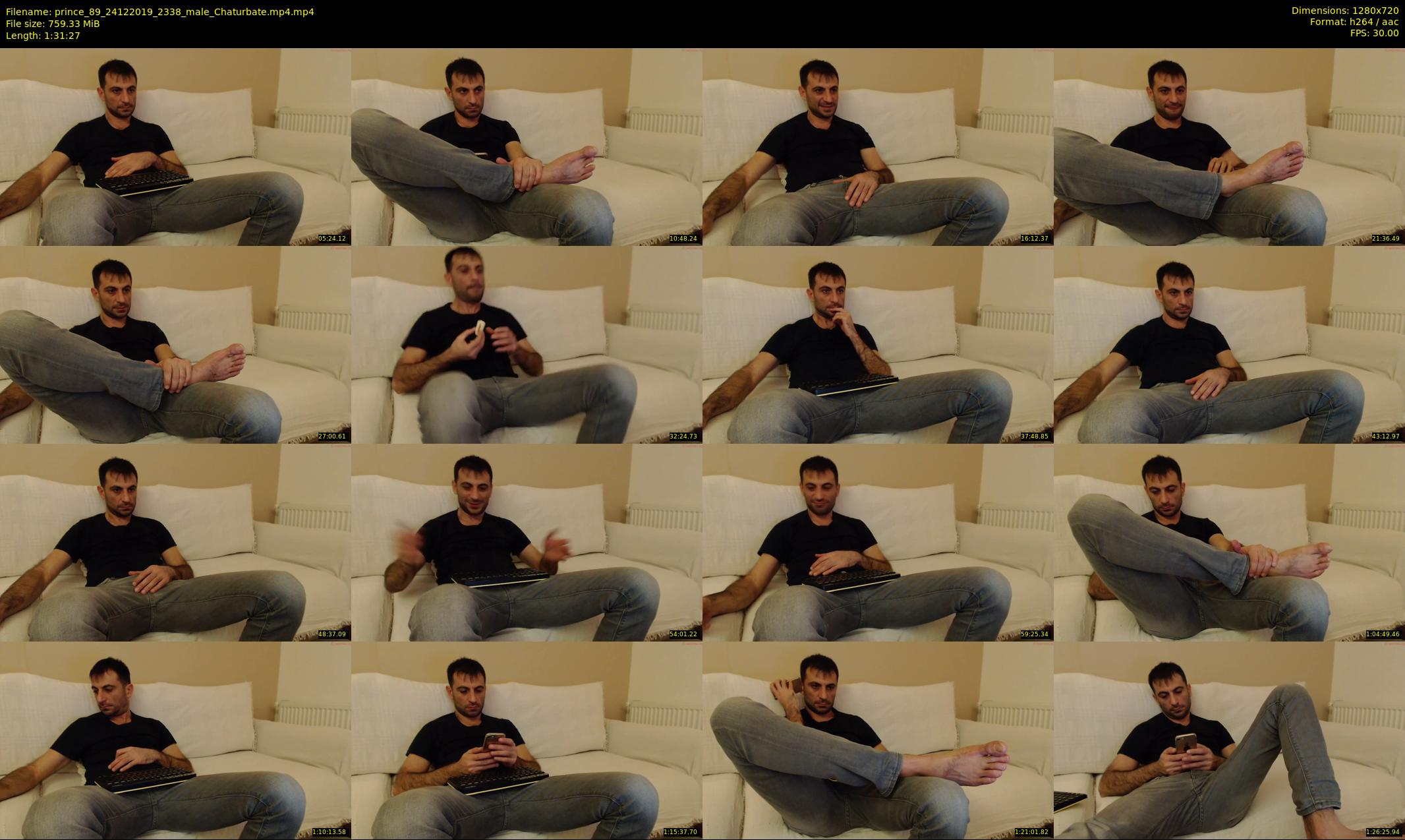 prince_89 — 92 minute Chaturbate male cam show recording, 720p, Dec 24, 2019