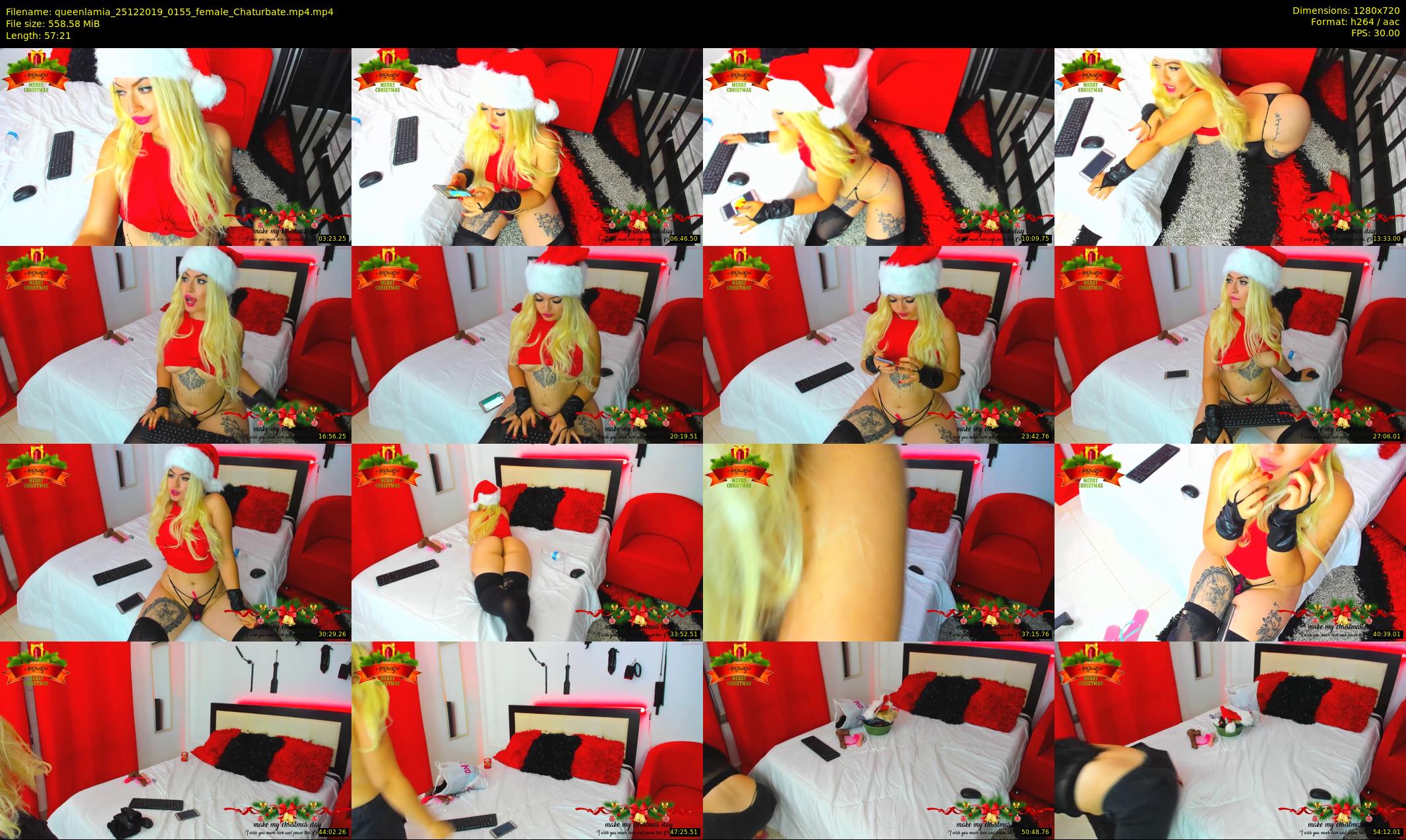 queenlamia — 58 minute Chaturbate female cam show recording, 720p, Dec 25, 2019