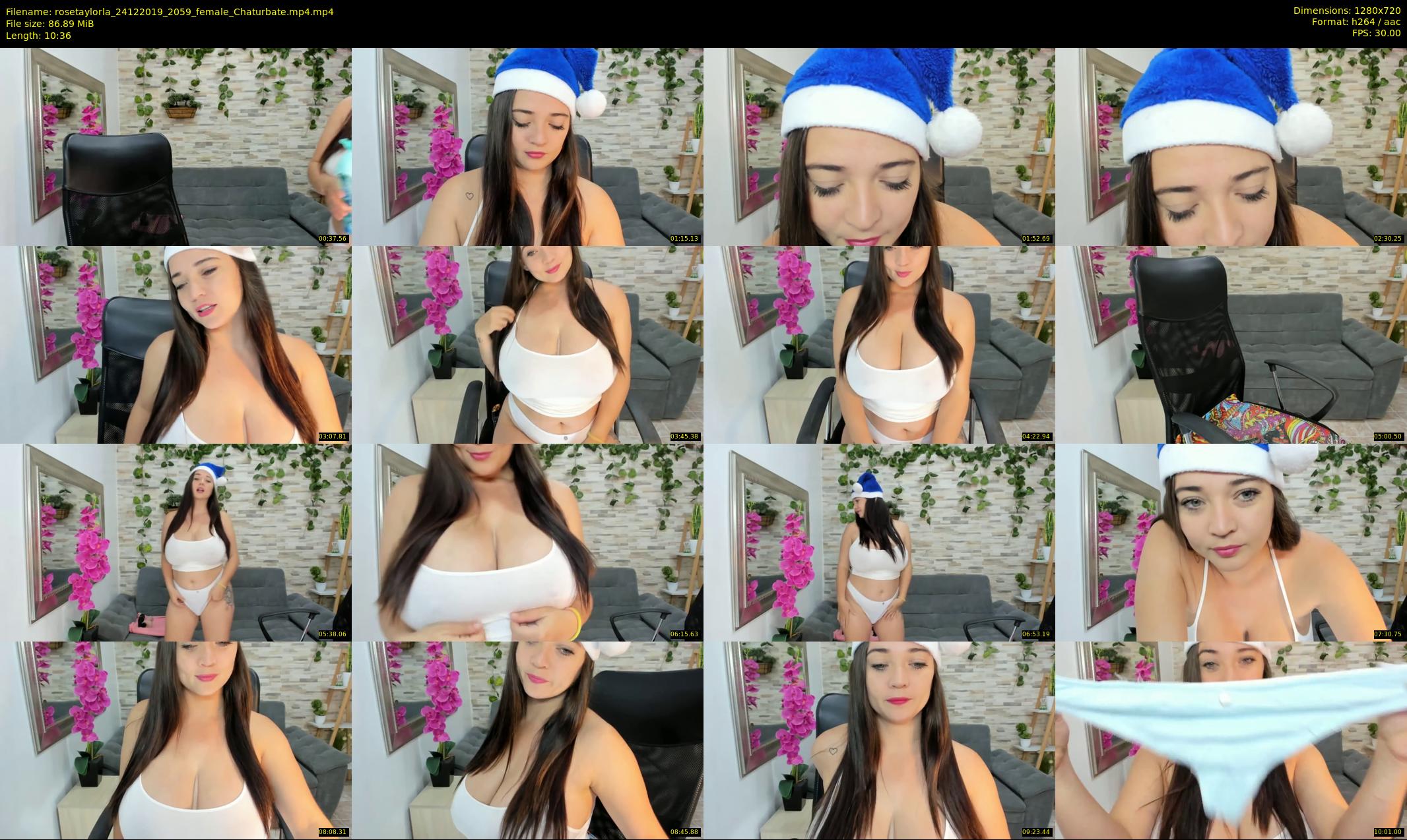 rosetaylorla — 11 minute Chaturbate female cam show recording, 720p, Dec 24, 2019