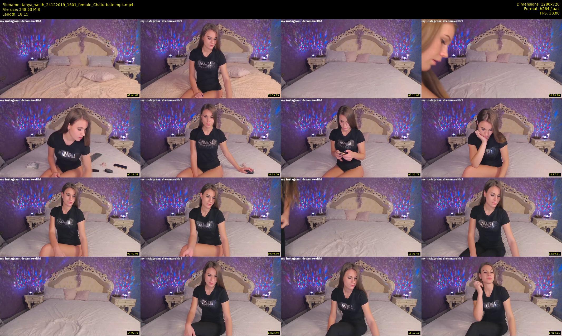 tanya_welth — 19 minute Chaturbate female cam show recording, 720p, Dec 24, 2019
