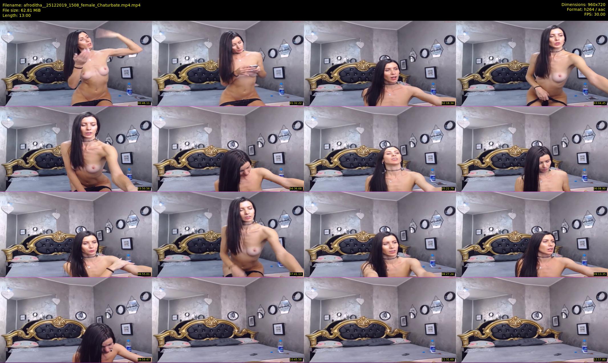 afroditha_ — 13 minute Chaturbate female cam show recording, 720p, Dec 25, 2019