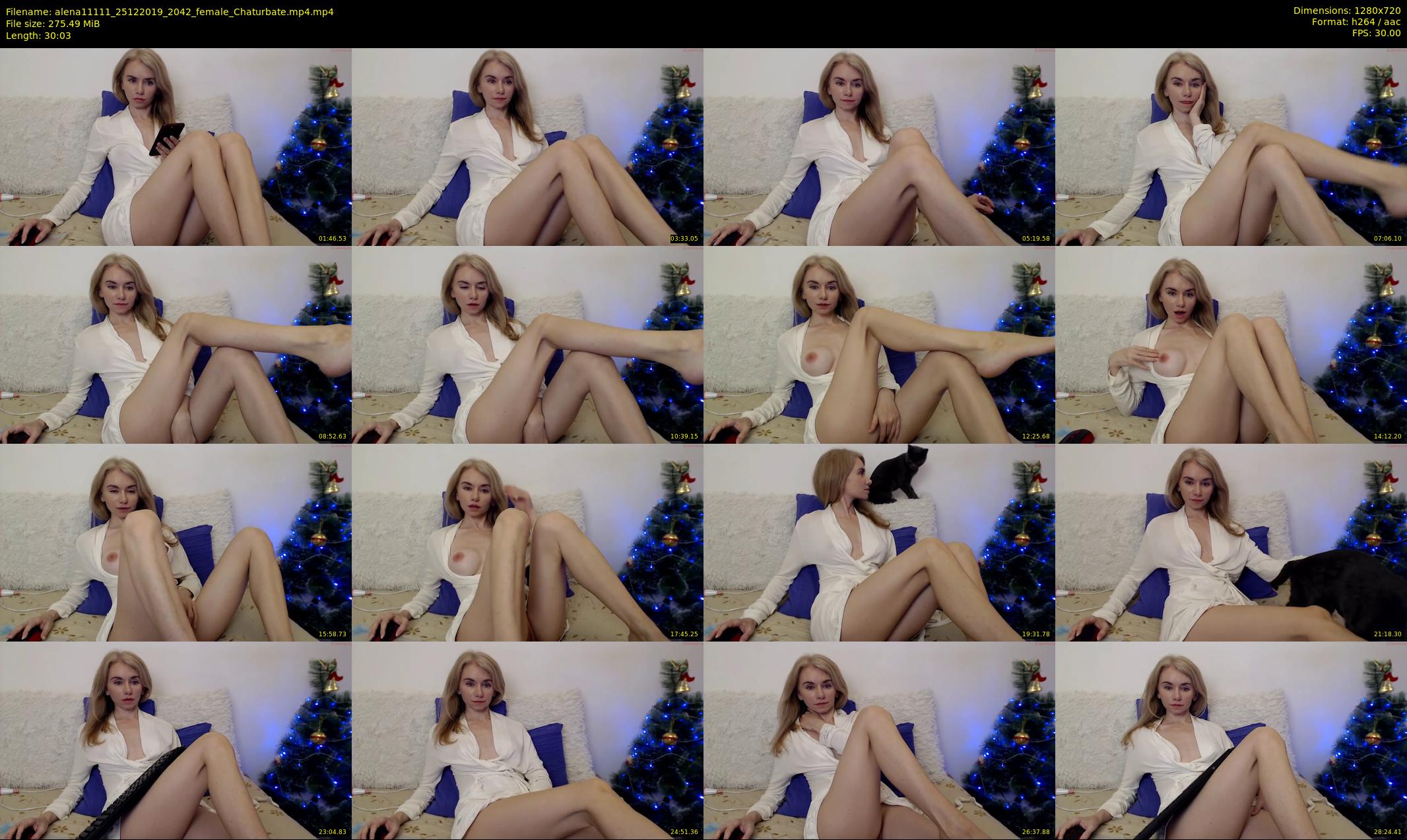 alena11111 — 31 minute Chaturbate female cam show recording, 720p, Dec 25, 2019