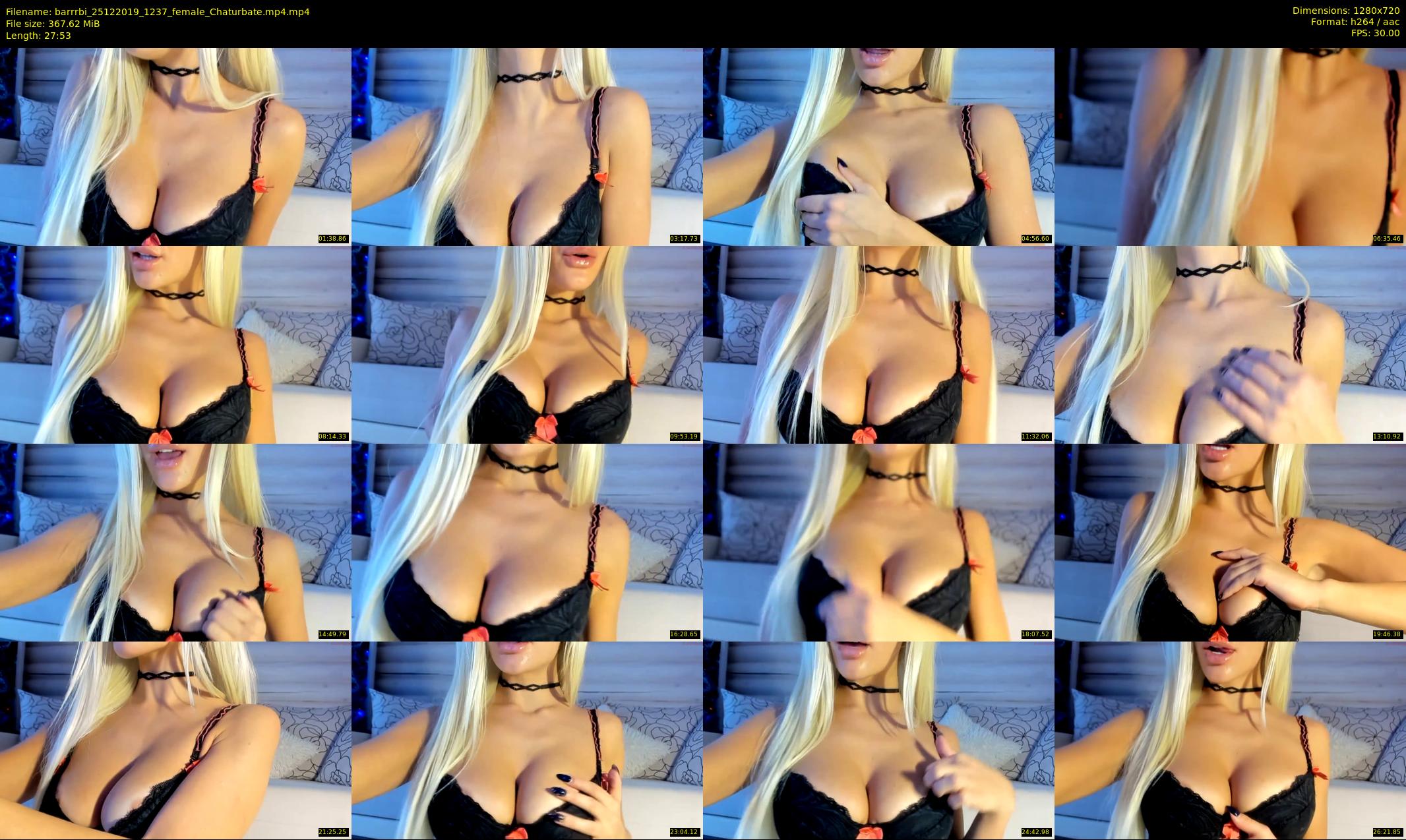 barrrbi — 28 minute Chaturbate female cam show recording, 720p, Dec 25, 2019