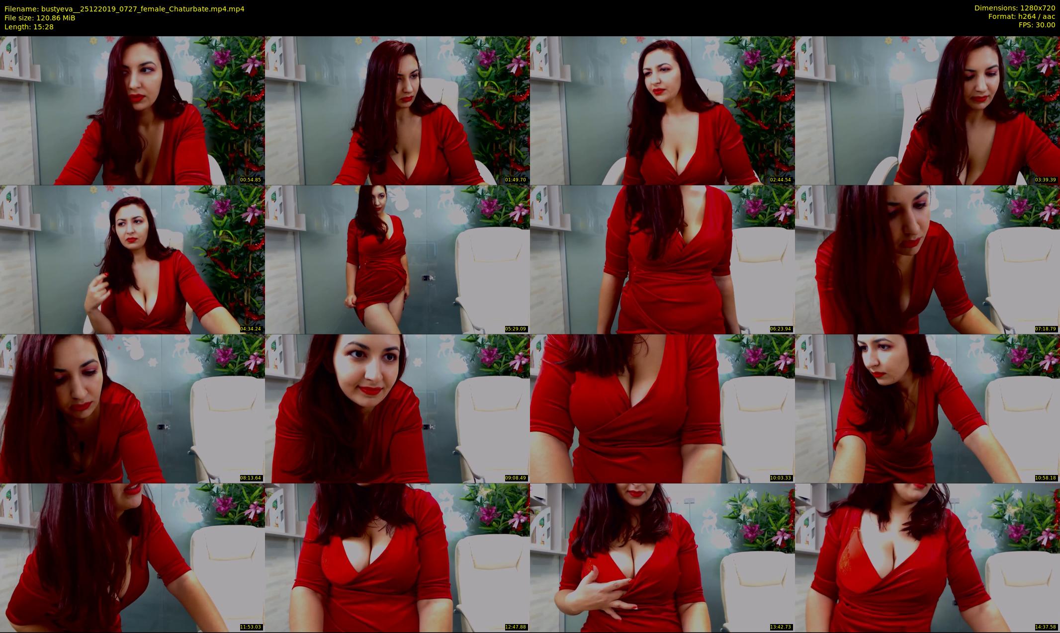bustyeva_ — 16 minute Chaturbate female cam show recording, 720p, Dec 25, 2019
