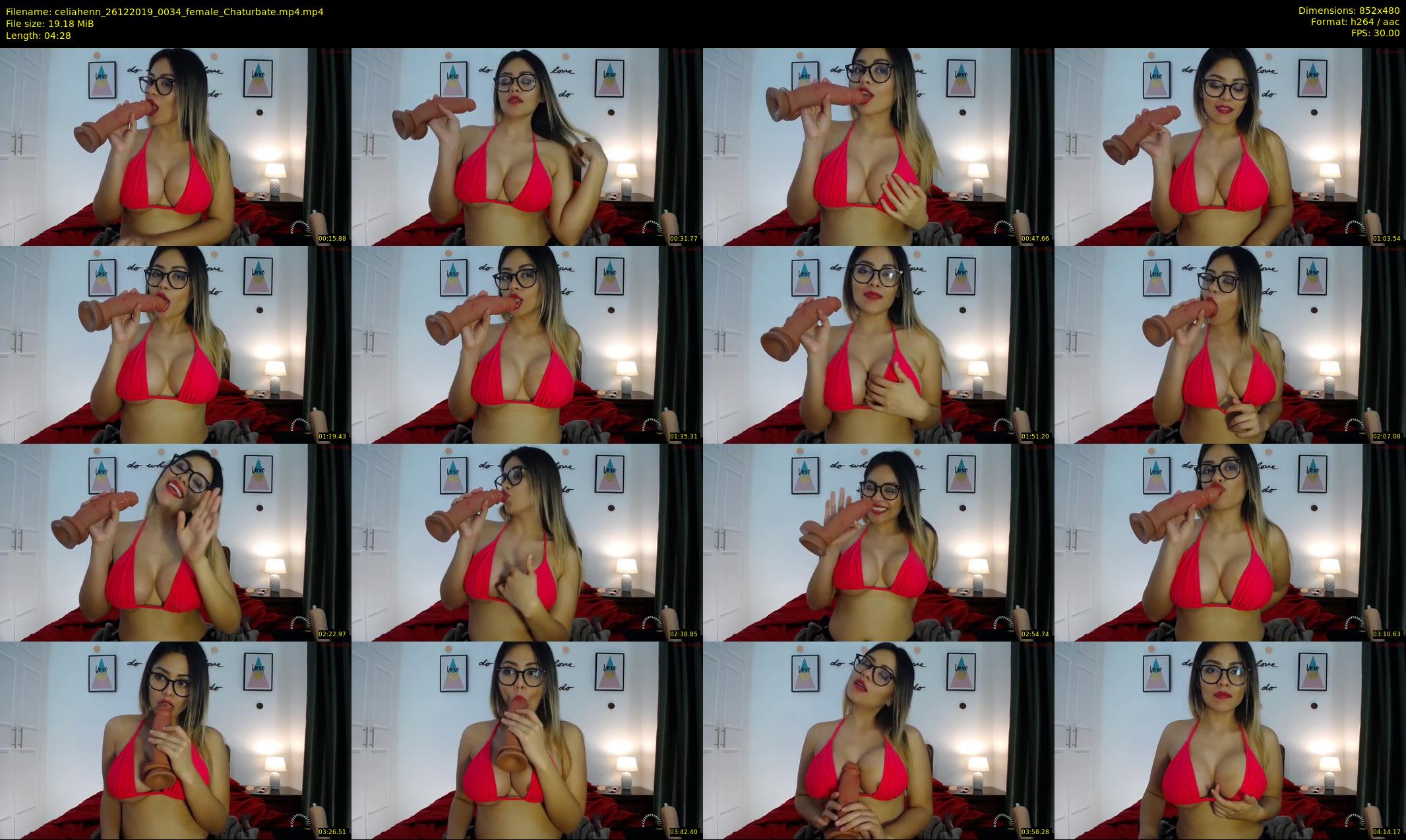 celiahenn — 5 minute Chaturbate female cam show recording, 480p, Dec 26, 2019