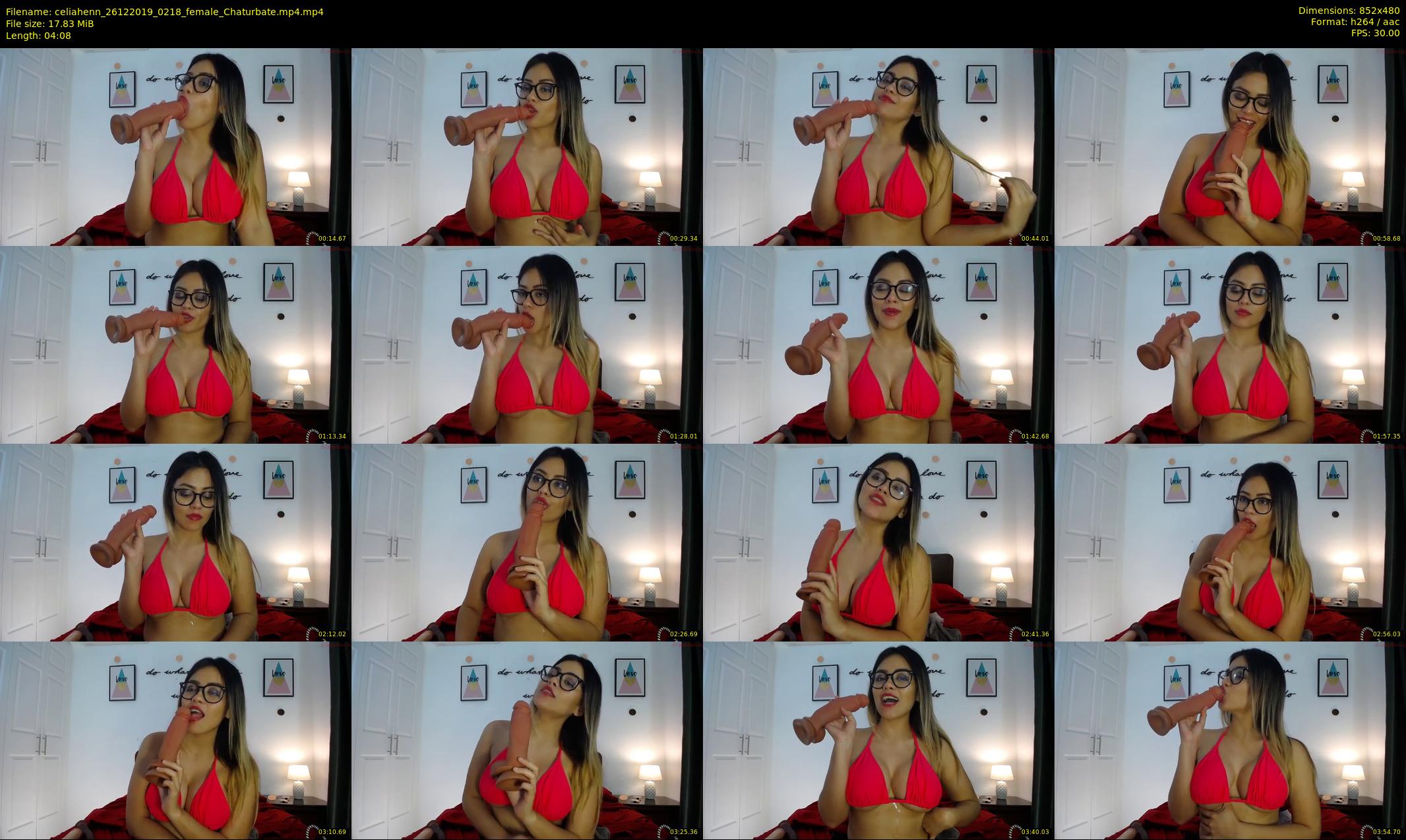 celiahenn — 5 minute Chaturbate female cam show recording, 480p, Dec 26, 2019