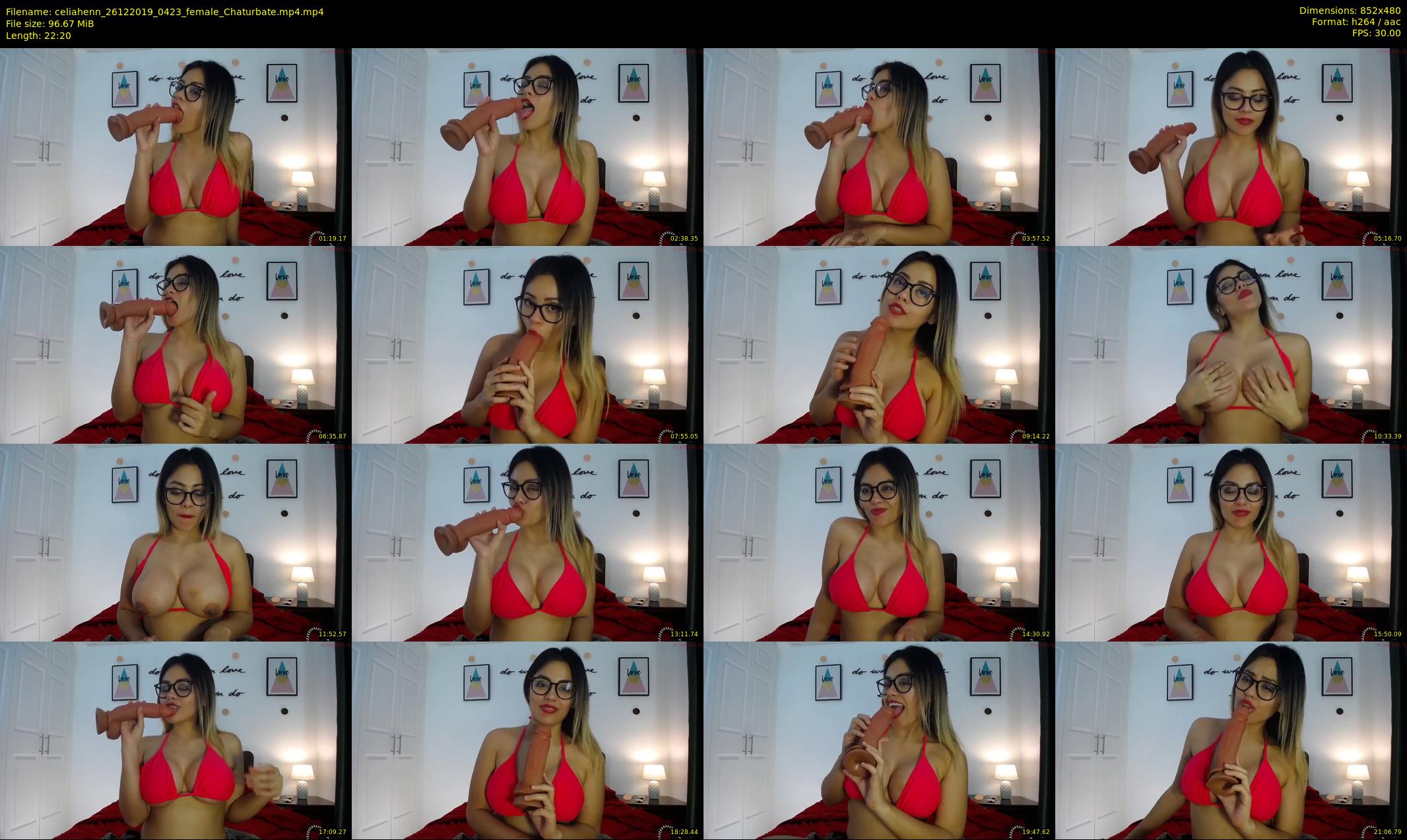 celiahenn — 23 minute Chaturbate female cam show recording, 480p, Dec 26, 2019