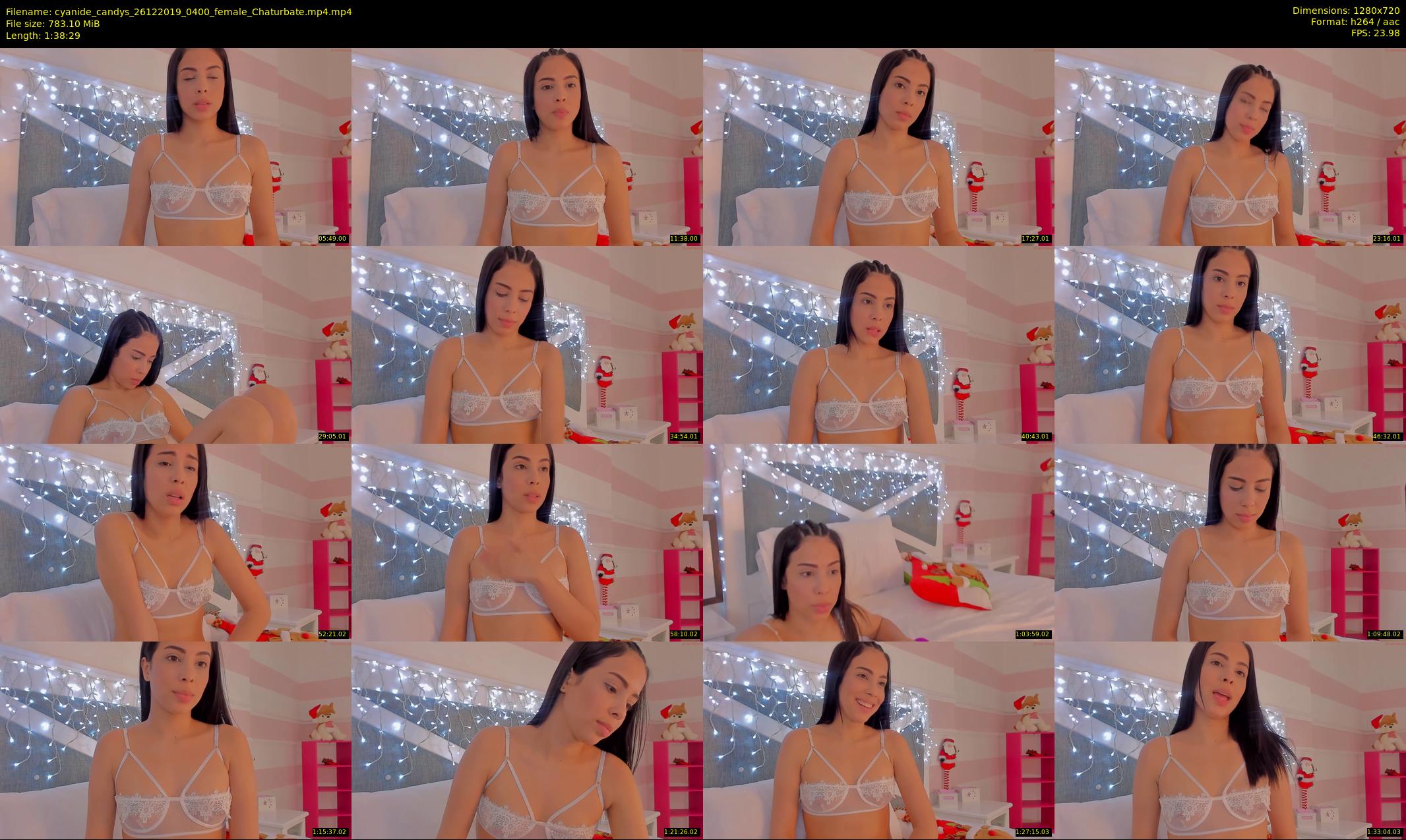 cyanide_candys — 99 minute Chaturbate female cam show recording, 720p, Dec 26, 2019