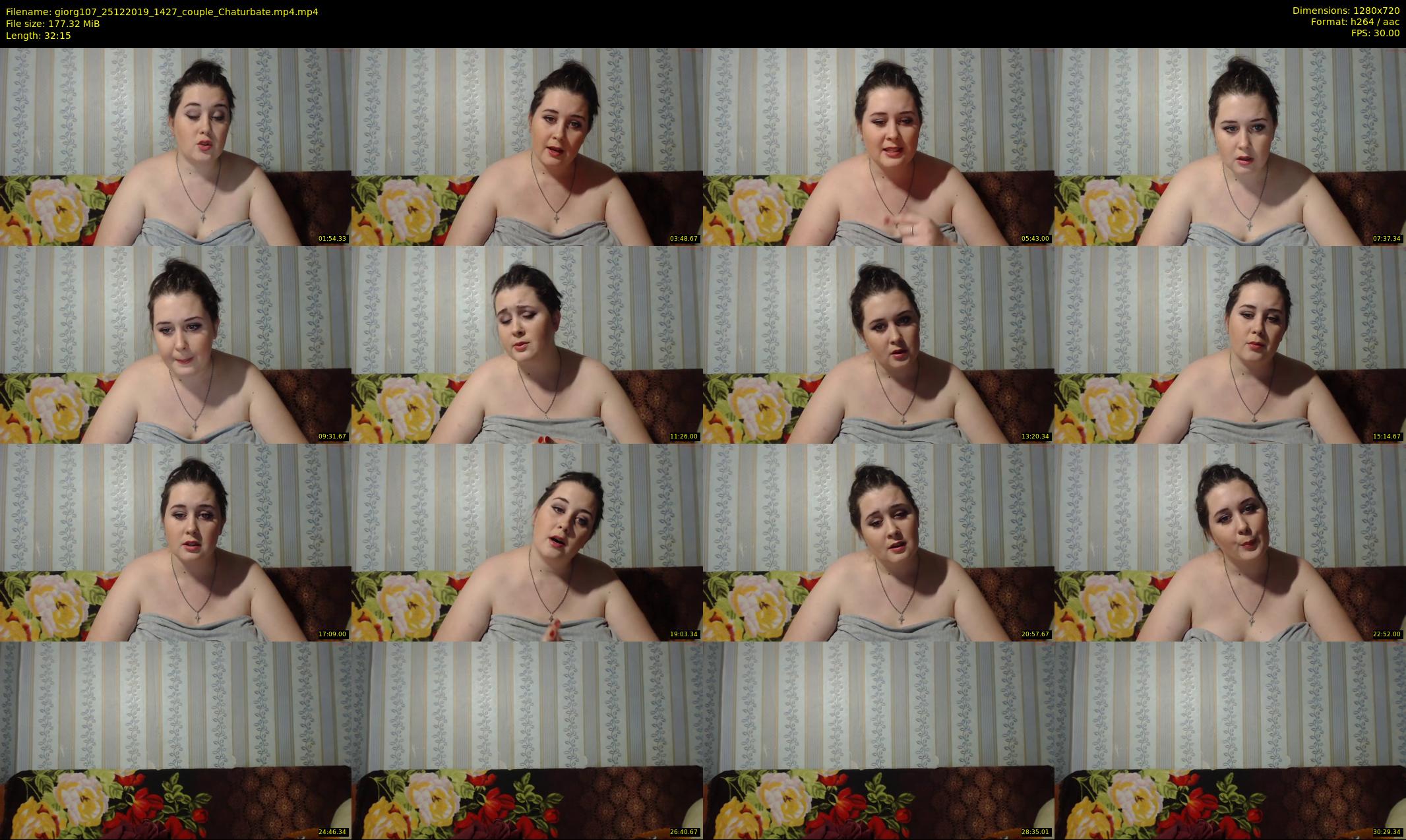 giorg107 — 33 minute Chaturbate couple cam show recording, 720p, Dec 25, 2019