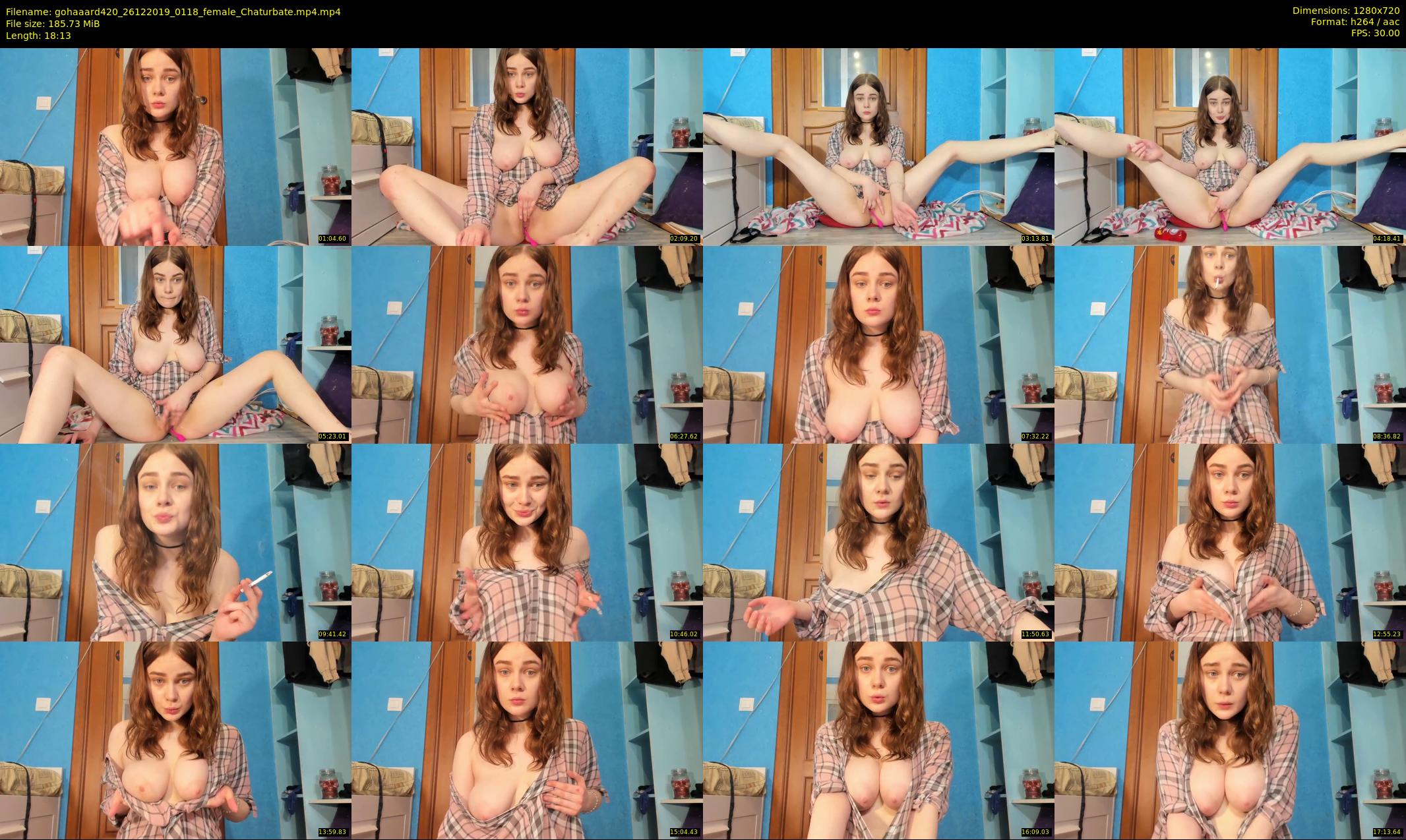gohaaard420 — 19 minute Chaturbate female cam show recording, 720p, Dec 26, 2019