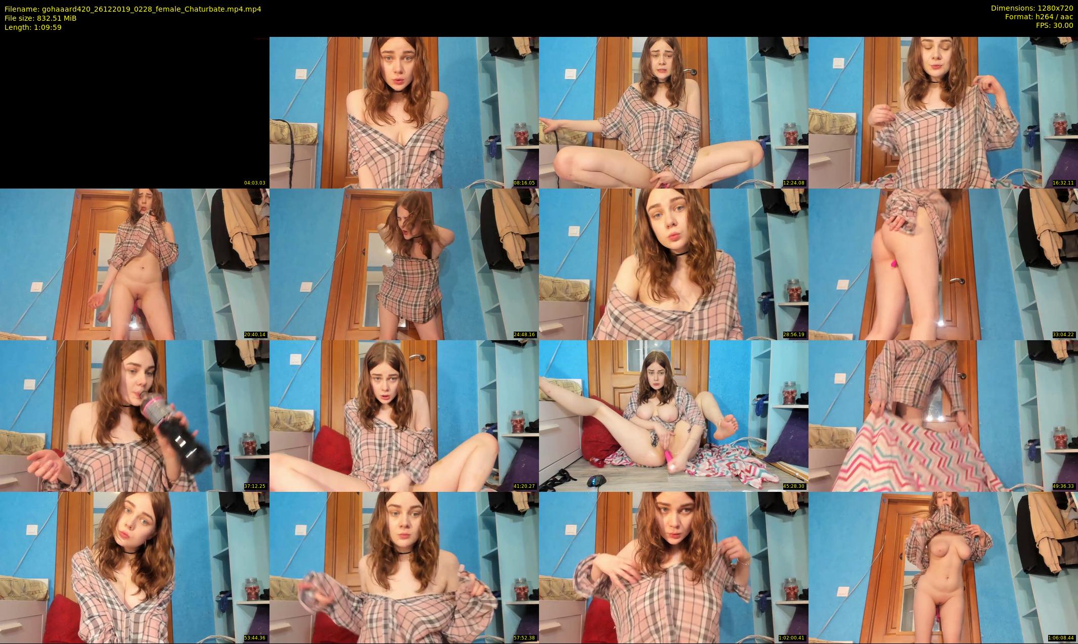 gohaaard420 — 70 minute Chaturbate female cam show recording, 720p, Dec 26, 2019