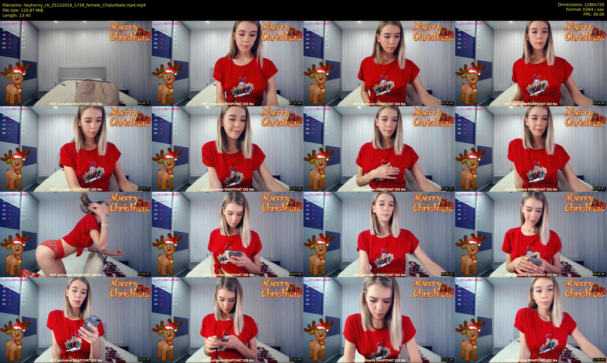 heyhorny_cb — 14 minute Chaturbate couple cam show recording, 720p, Dec 25, 2019