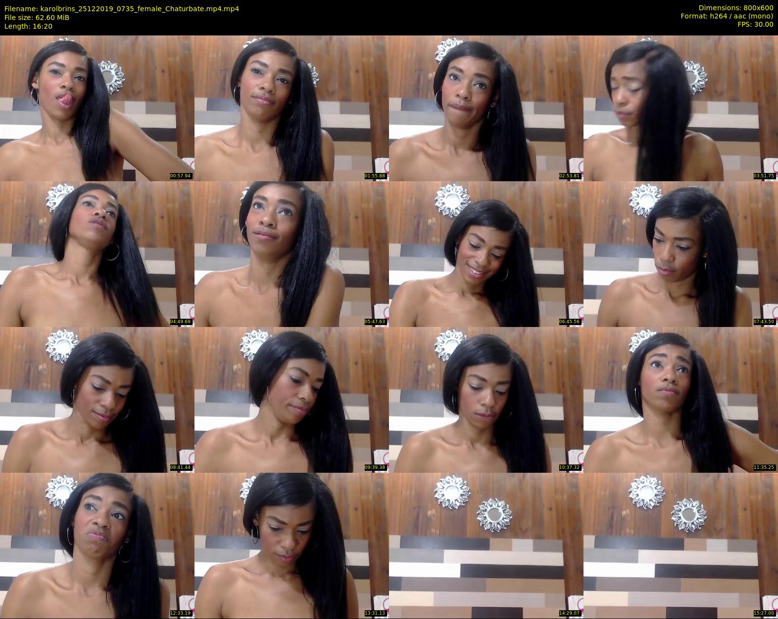 karolbrins — 17 minute Chaturbate female cam show recording, 480p, Dec 25, 2019