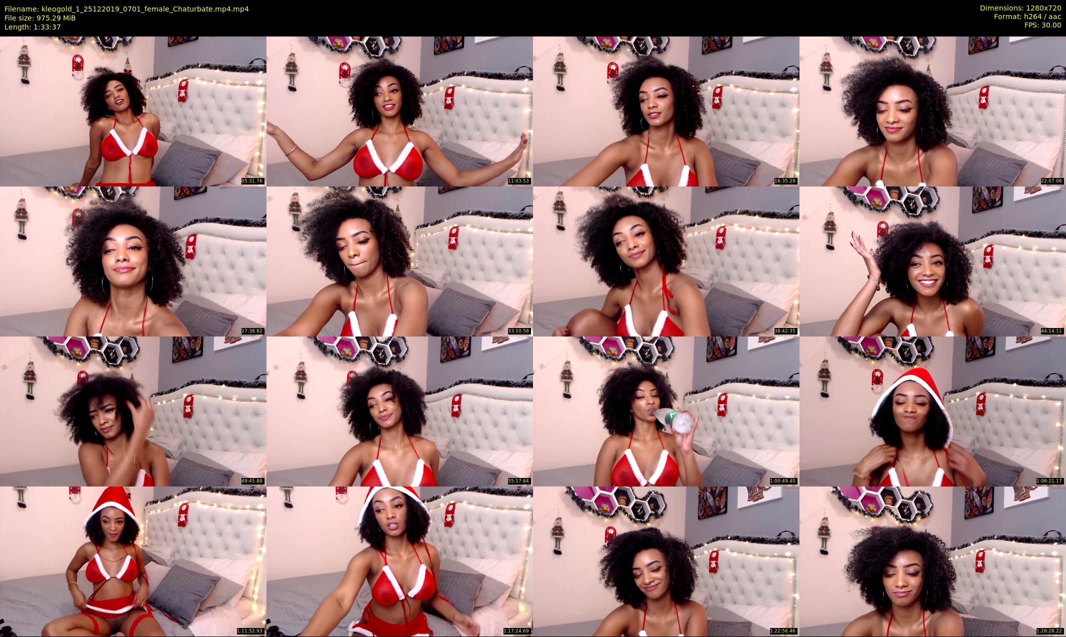 kleogold_1 — 94 minute Chaturbate female cam show recording, 720p, Dec 25, 2019