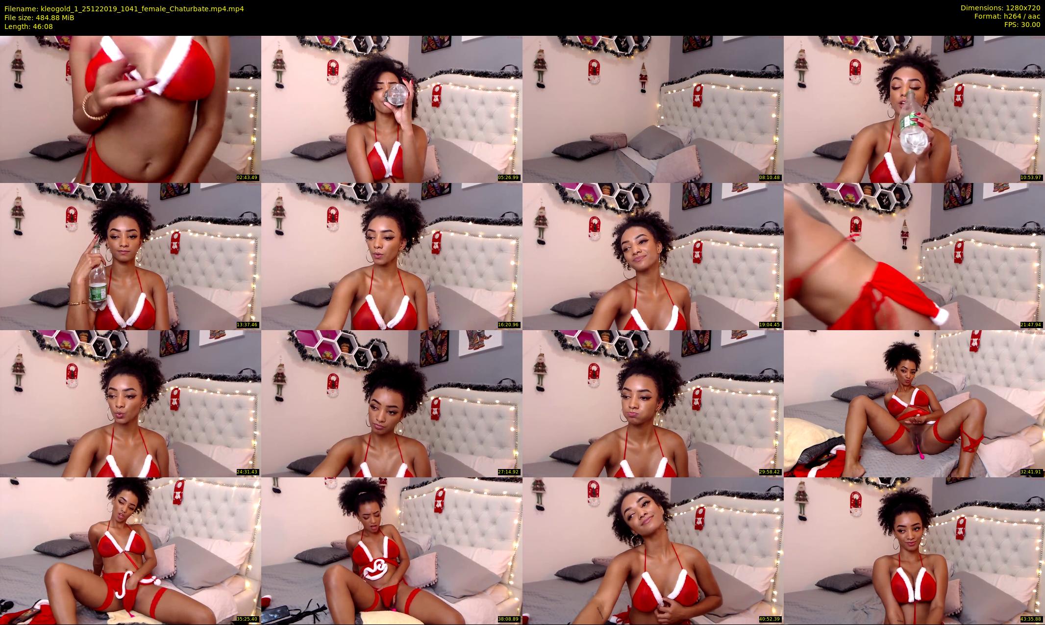kleogold_1 — 47 minute Chaturbate female cam show recording, 720p, Dec 25, 2019