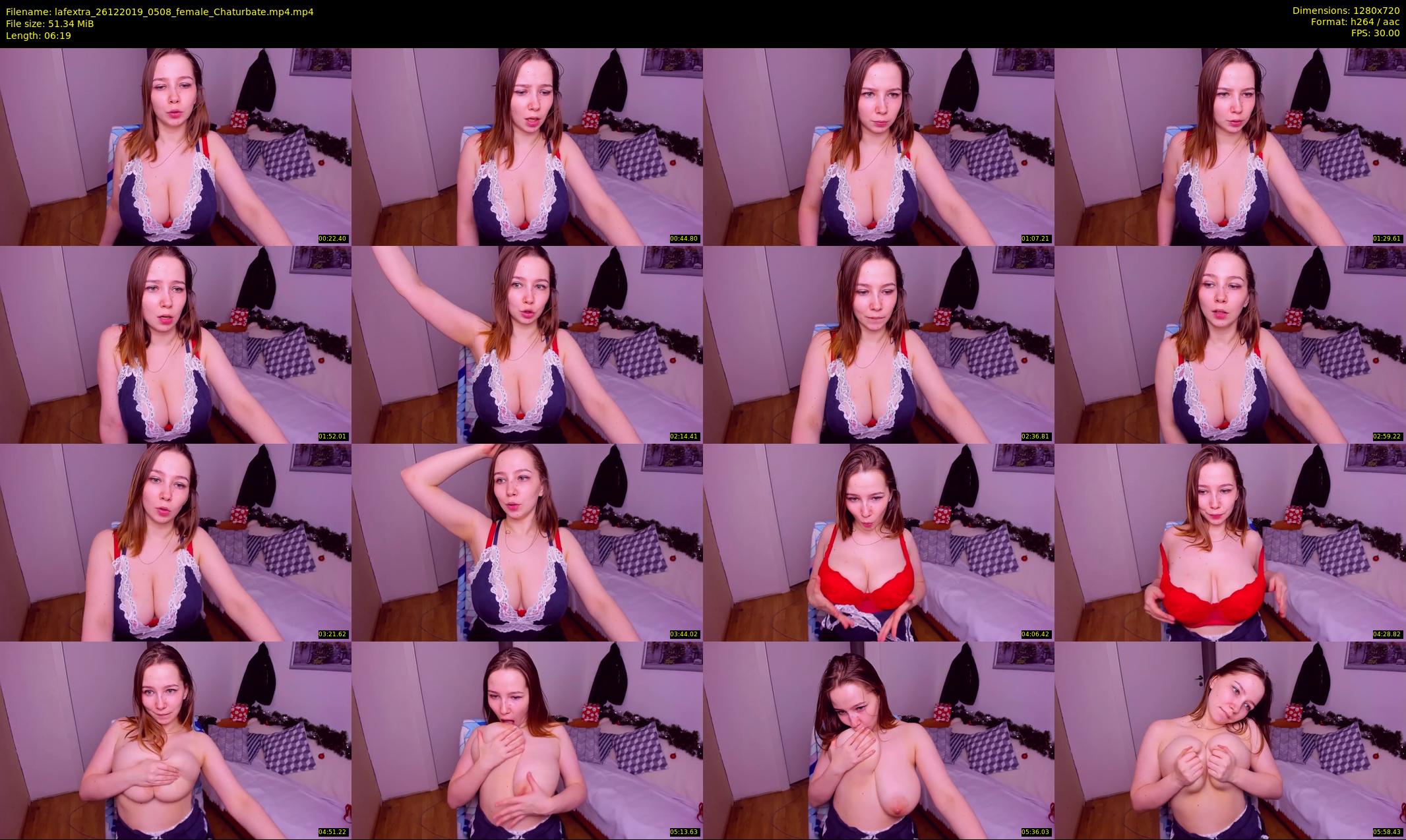 lafextra — 7 minute Chaturbate female cam show recording, 720p, Dec 26, 2019