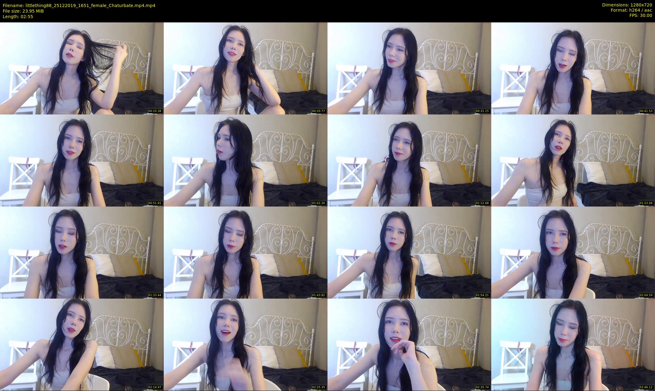 littlething88 — 3 minute Chaturbate female cam show recording, 720p, Dec 25, 2019