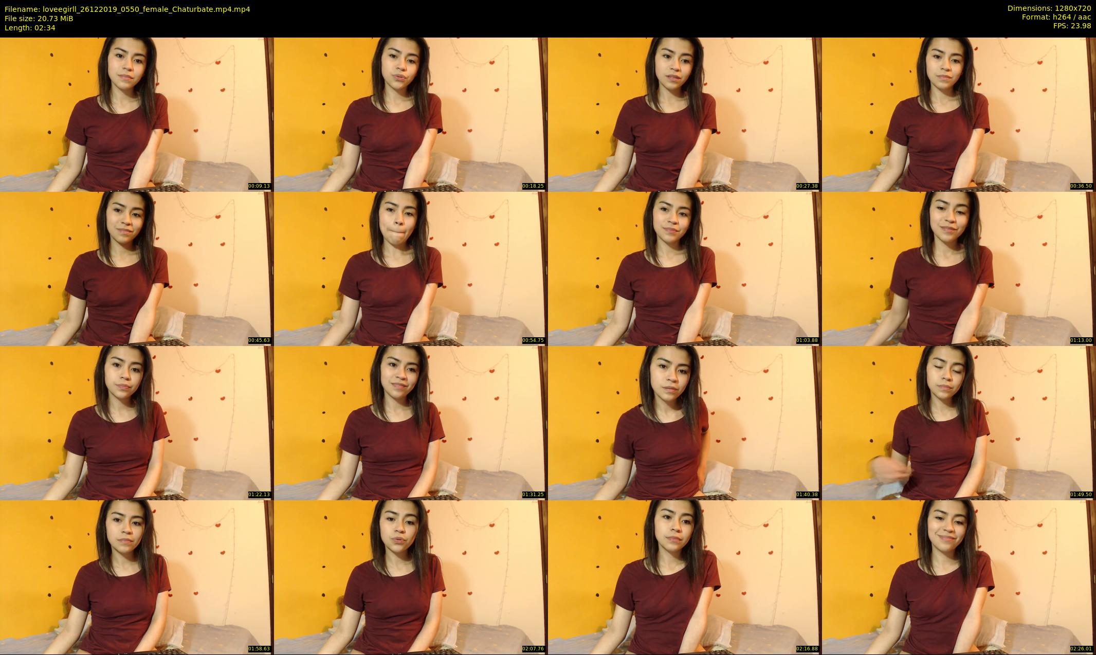 loveegirll — 3 minute Chaturbate female cam show recording, 720p, Dec 26, 2019