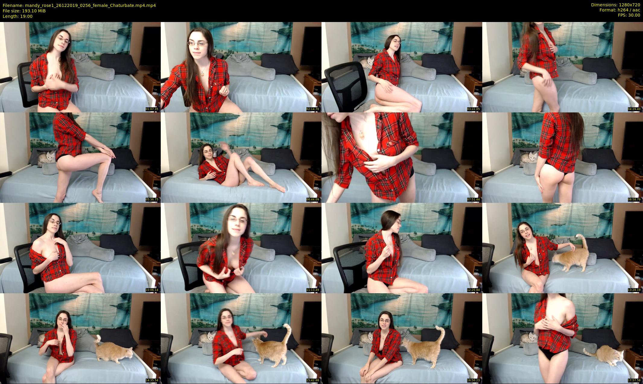 mandy_rose1 — 19 minute Chaturbate female cam show recording, 720p, Dec 26, 2019