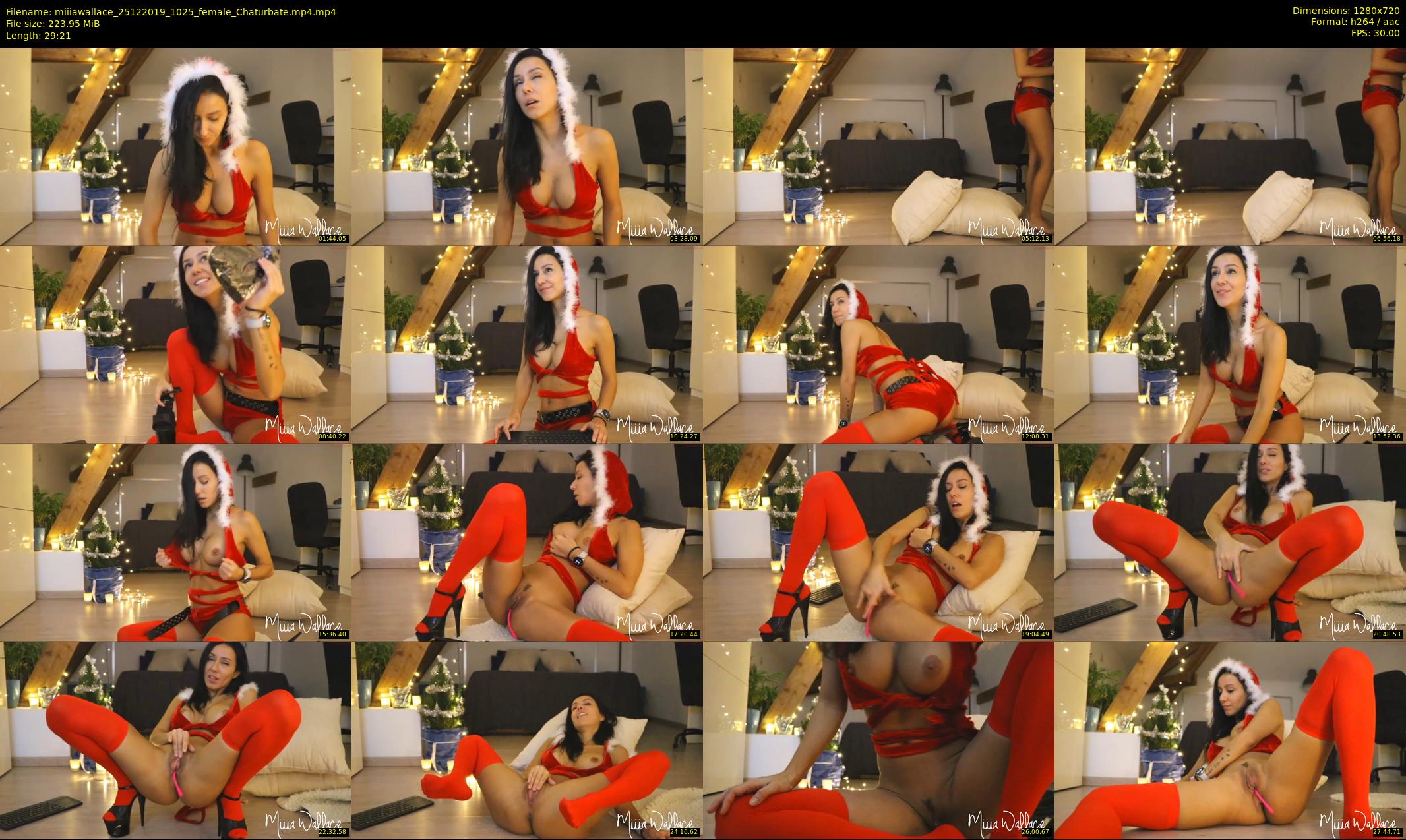 miiiawallace — 30 minute Chaturbate female cam show recording, 720p, Dec 25, 2019