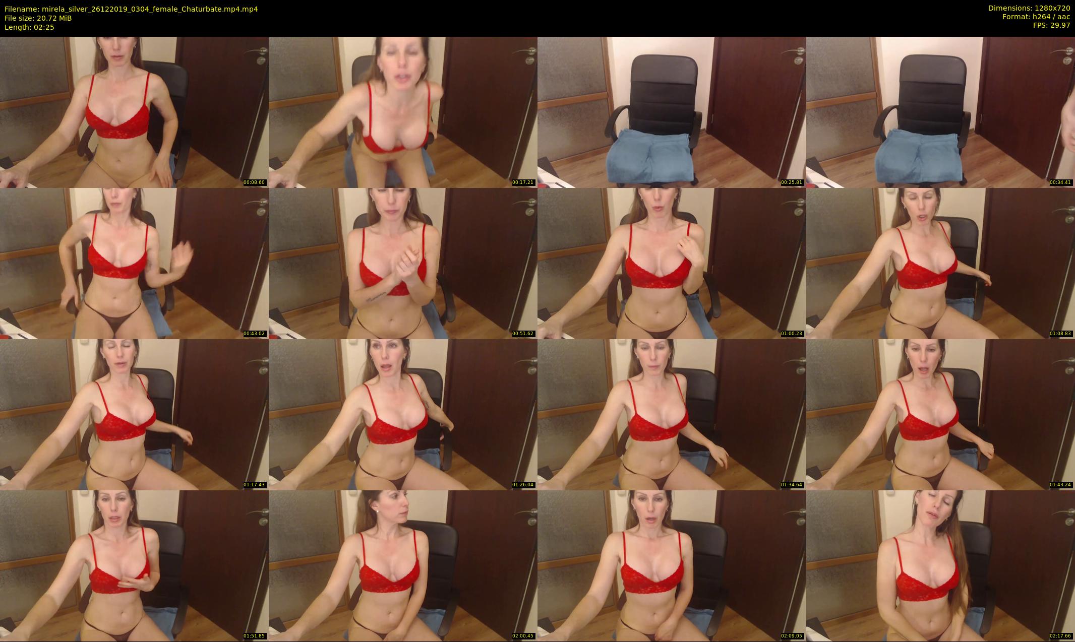 mirela_silver — 3 minute Chaturbate female cam show recording, 720p, Dec 26, 2019