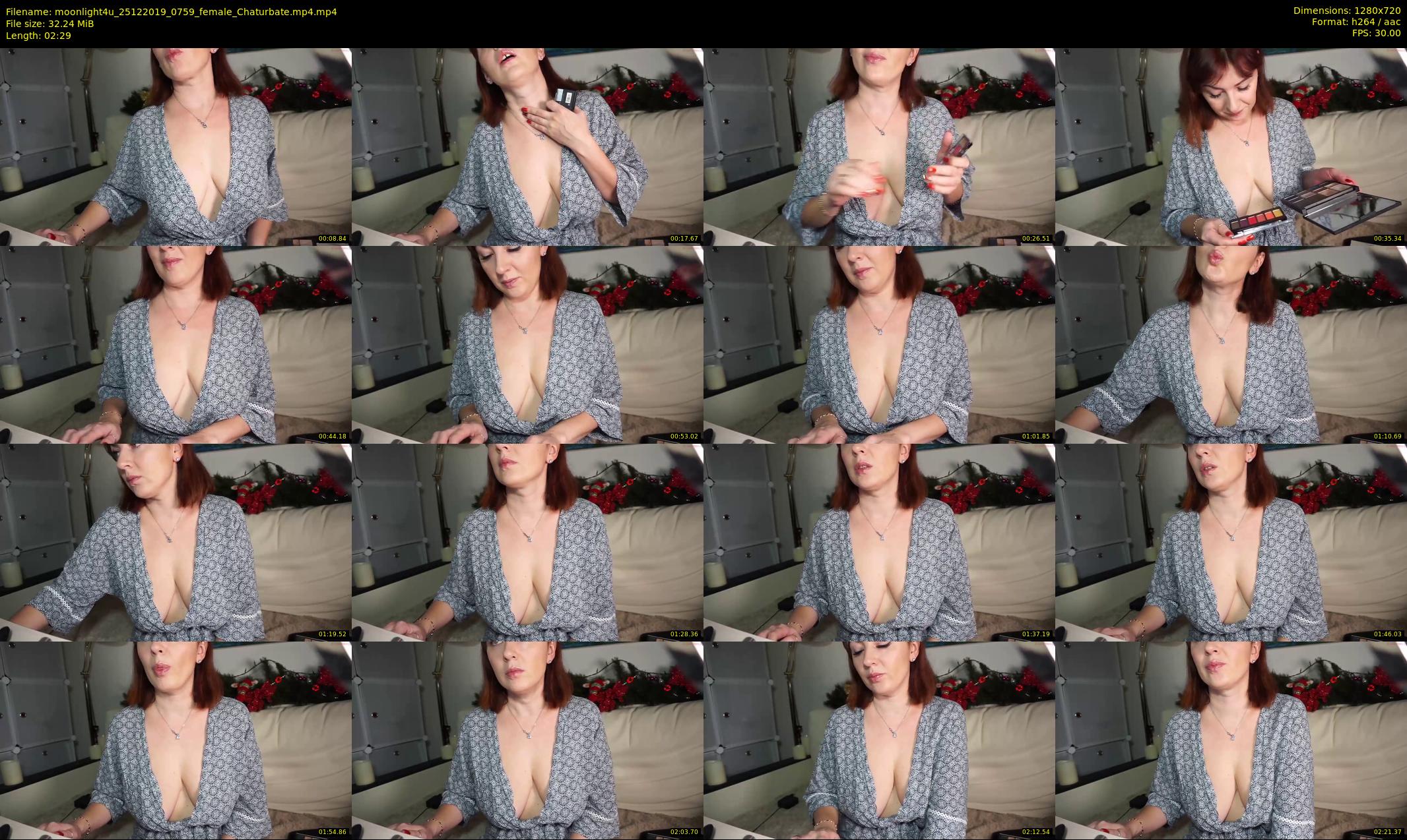 moonlight4u — 3 minute Chaturbate female cam show recording, 720p, Dec 25, 2019